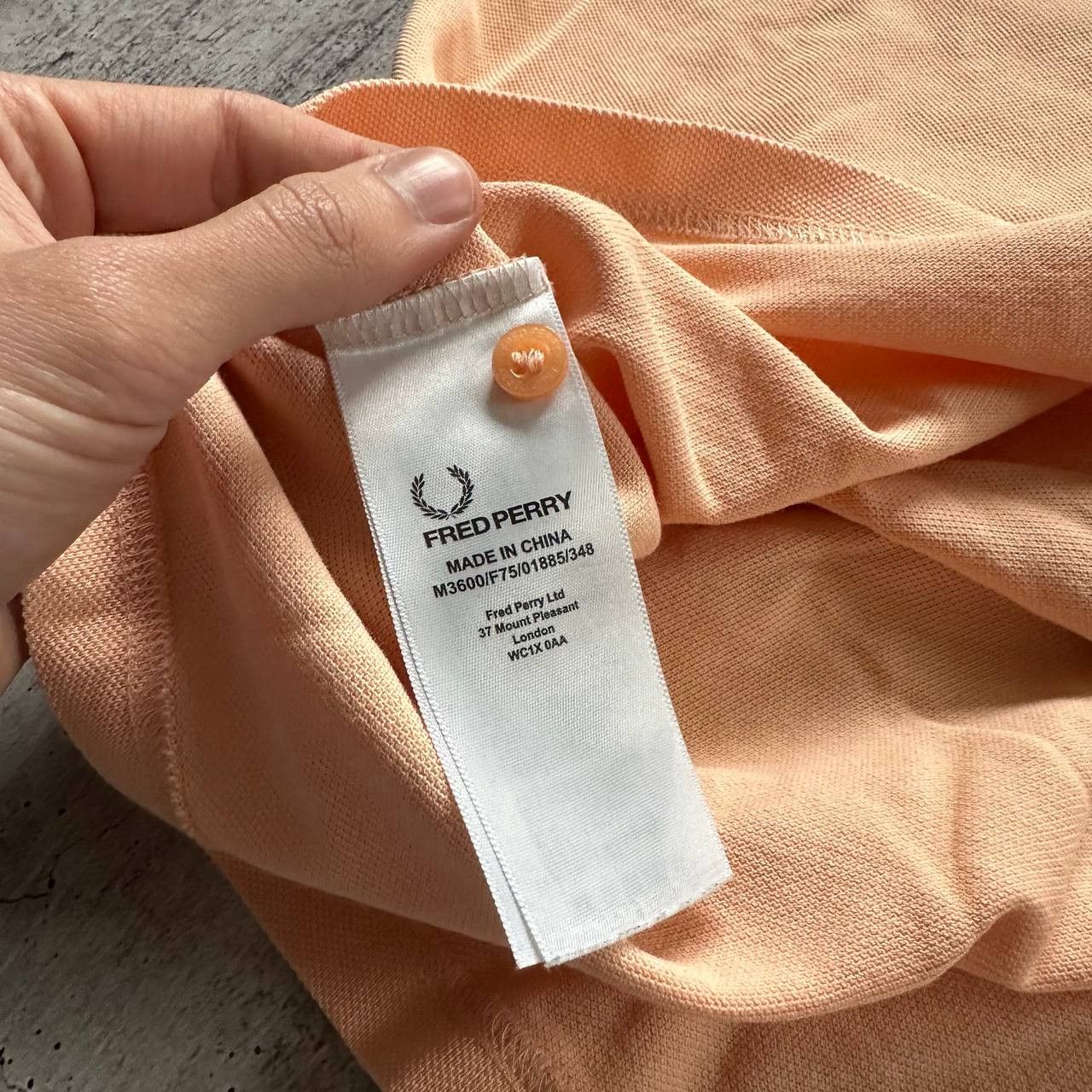 Fred Perry Fred Perry Peach Color Casual Polo Shirt Size US M / EU 48-50 / 2 - 3 Thumbnail