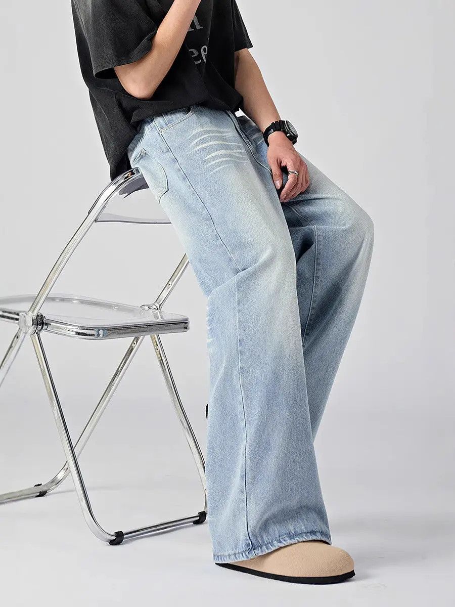 Japanese Brand × Jean Loose casual wide leg jeans Size US 32 / EU 48 - 3 Thumbnail
