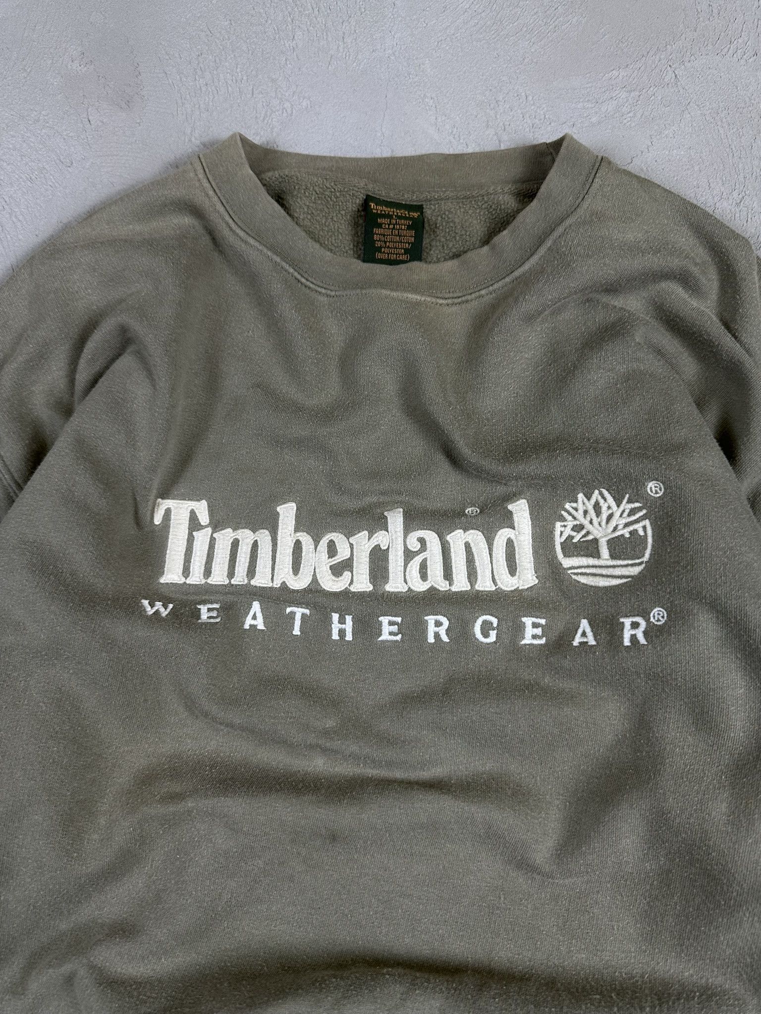 Timberland Vintage Y2k Timberland Boxy Oversized Spellout Sweatshirt Size US L / EU 52-54 / 3 - 8 Thumbnail