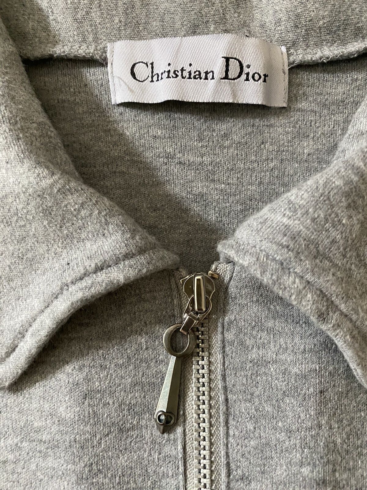 Christian Dior Monsieur × Dior × Vintage Half Zip Polo CD Size US L / EU 52-54 / 3 - 3 Thumbnail