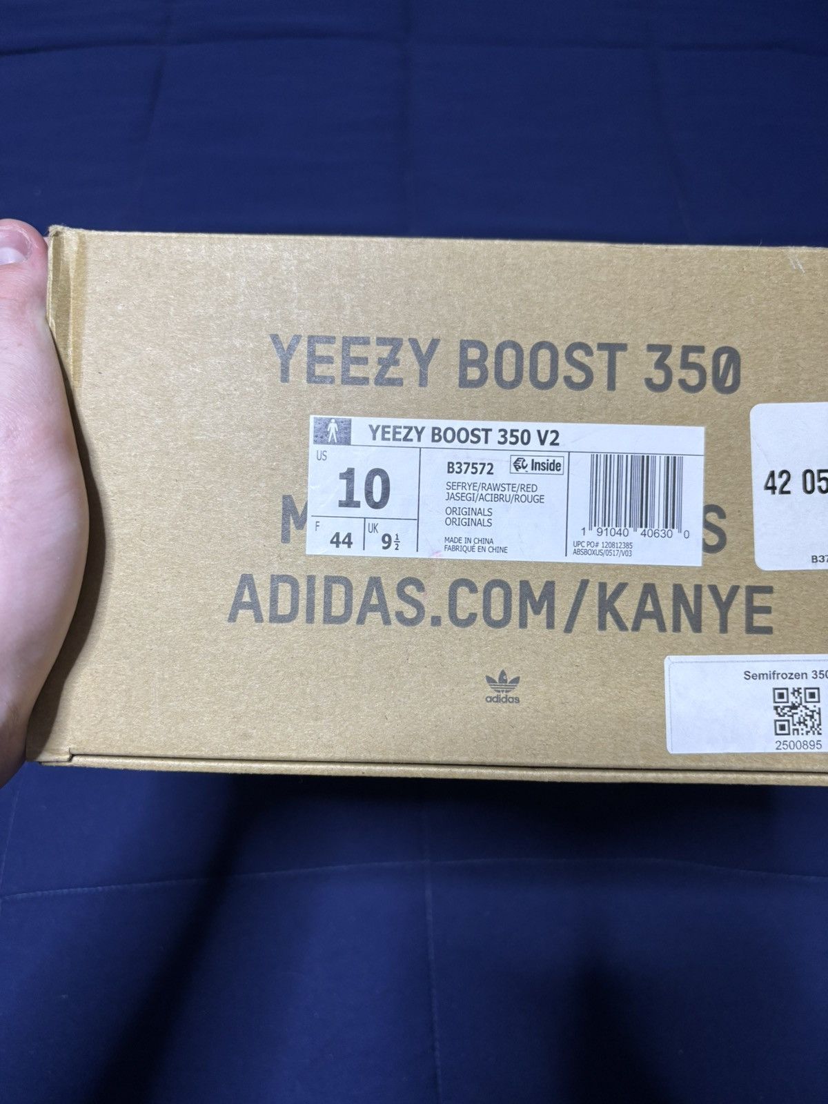 Adidas Adidas Yeezy Boost 350 V2 Low Semi Frozen Yellow Size 10 Size US 10 / EU 43 - 10 Thumbnail