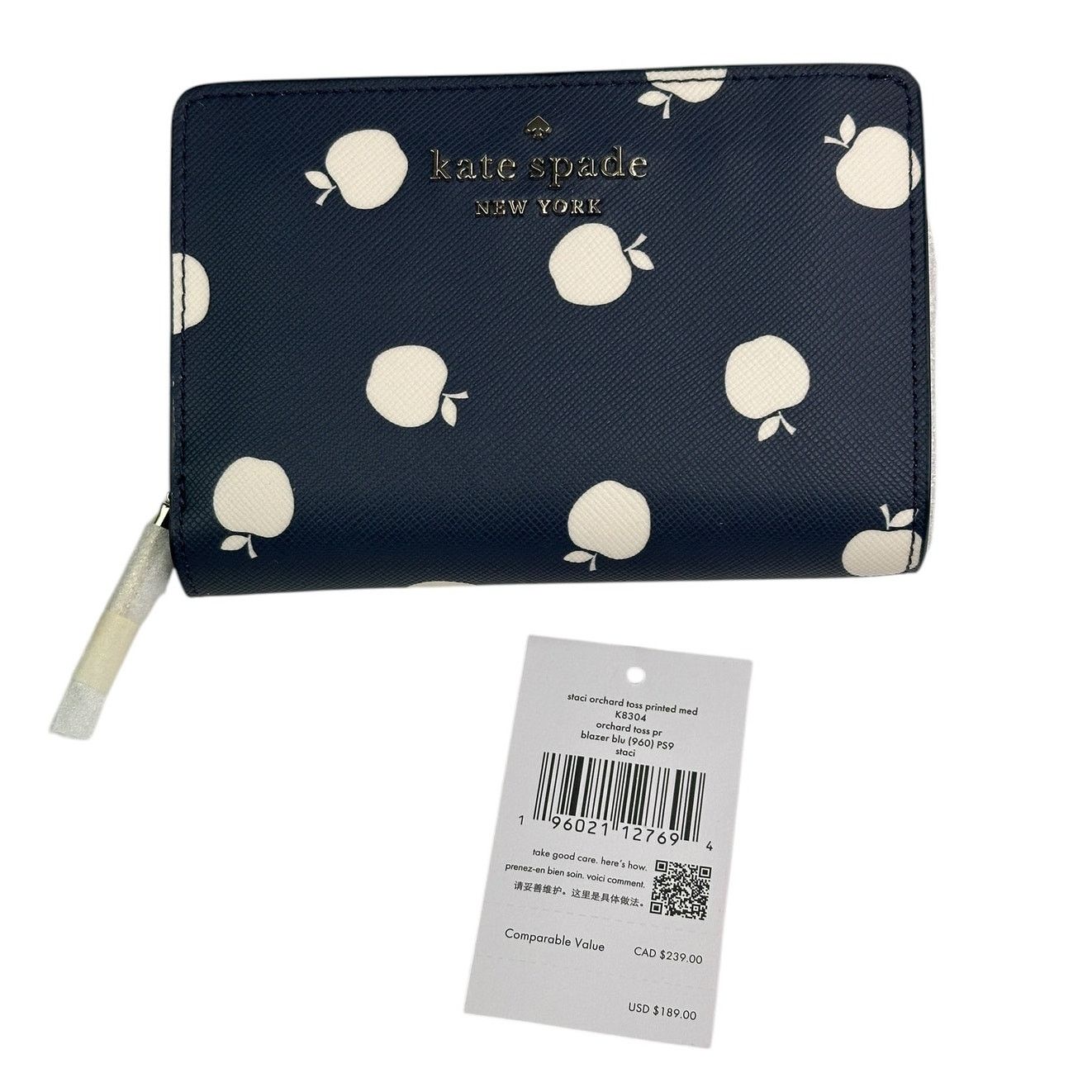 Kate Spade Kate Spade Staci White Apple Compartment Bifold Wallet Size ONE SIZE - 9 Thumbnail