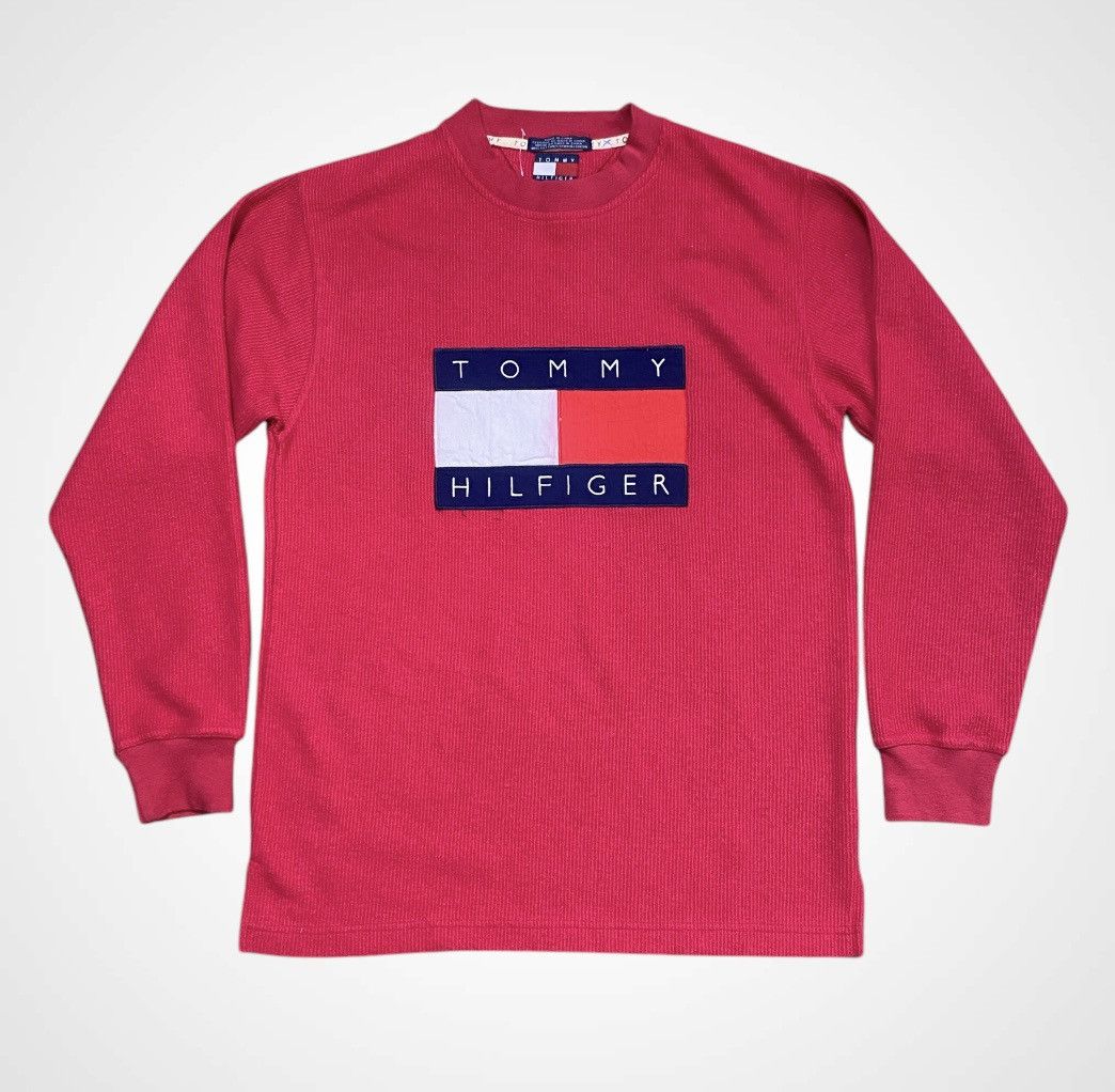 Tommy Hilfiger Vintage 90s Tommy Hilfiger Big Logo Sweatshirt Size US M / EU 48-50 / 2 - 3 Thumbnail