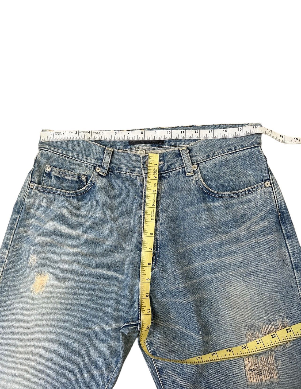 Devilock Vintage Devilock Vengeance Distress Mud Denim Selvedge Jeans Size US 32 / EU 48 - 3 Thumbnail