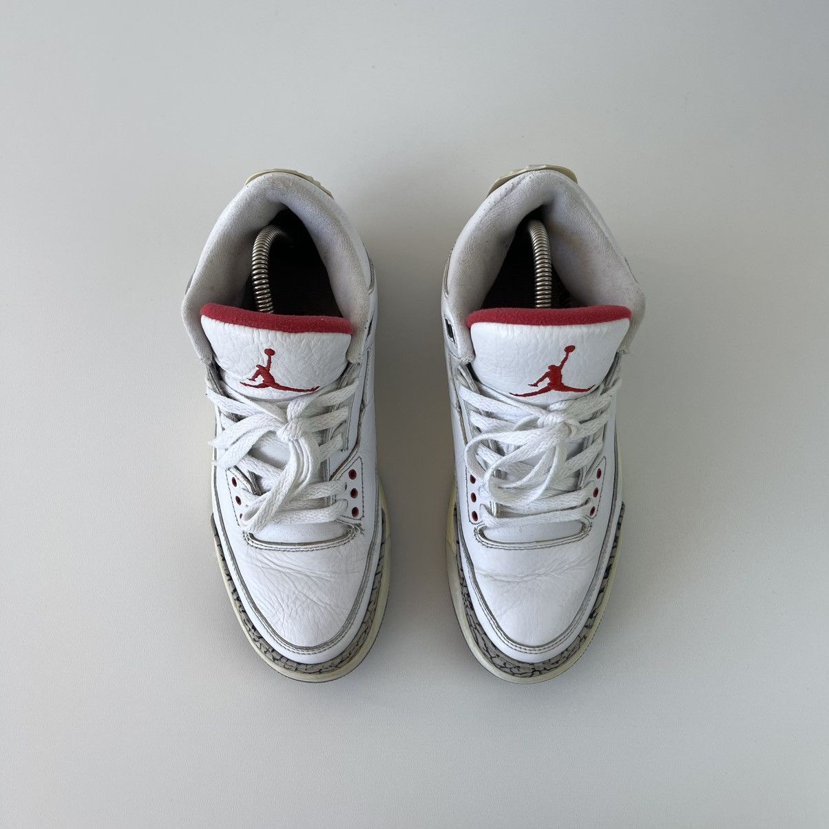 Jordan Brand Nike Air Jordan 3 Retro 2010 Hi-Top Shoes White Cement Rare Size US 8 / EU 41 - 5 Thumbnail