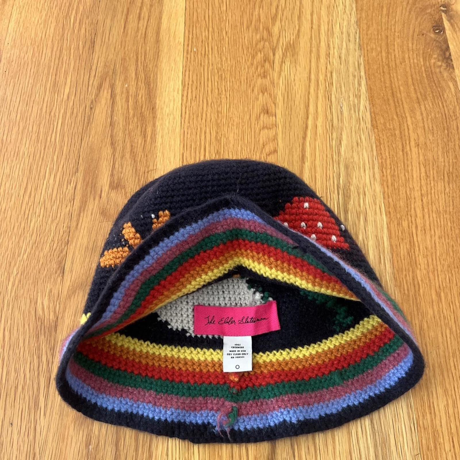 The Elder Statesman The Elder Statesman Mushroom Bucket Hat Size ONE SIZE - 6 Thumbnail