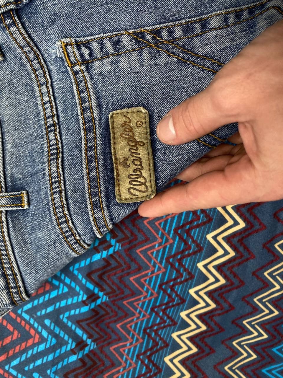 Vintage × Wrangler Vintage Wrangler Faded Wash Style Jeans Size US 38 / EU 54 - 4 Thumbnail
