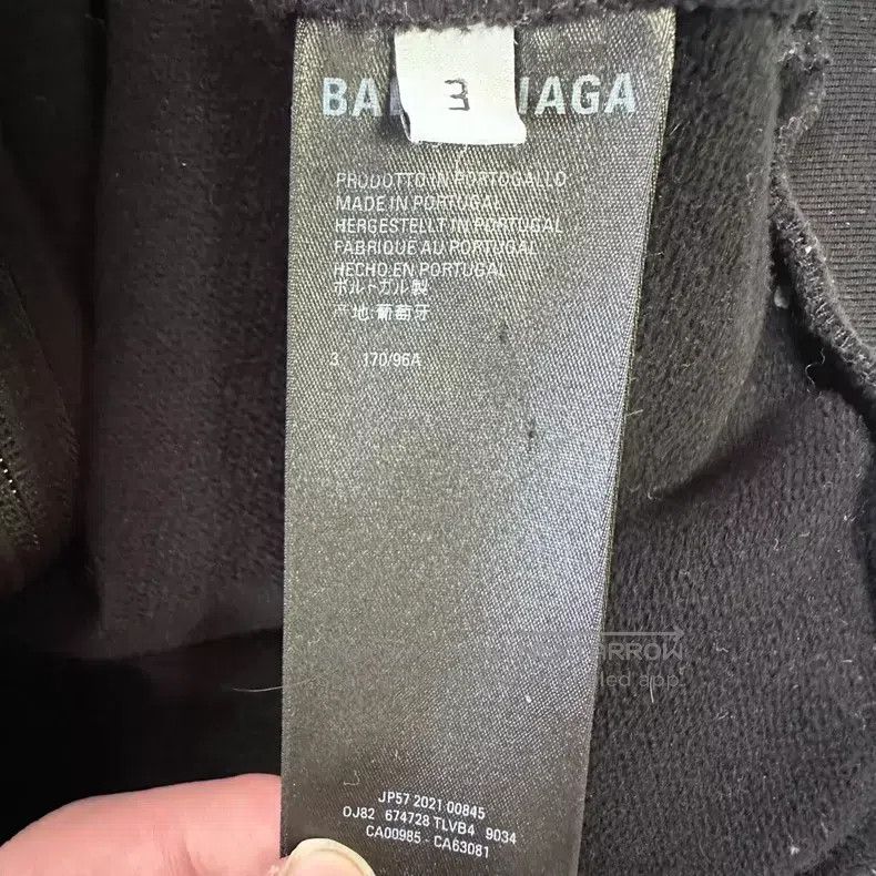 Balenciaga Balenciaga Front and back reversed embroidery zipper hoodi Size US L / EU 52-54 / 3 - 4 Thumbnail