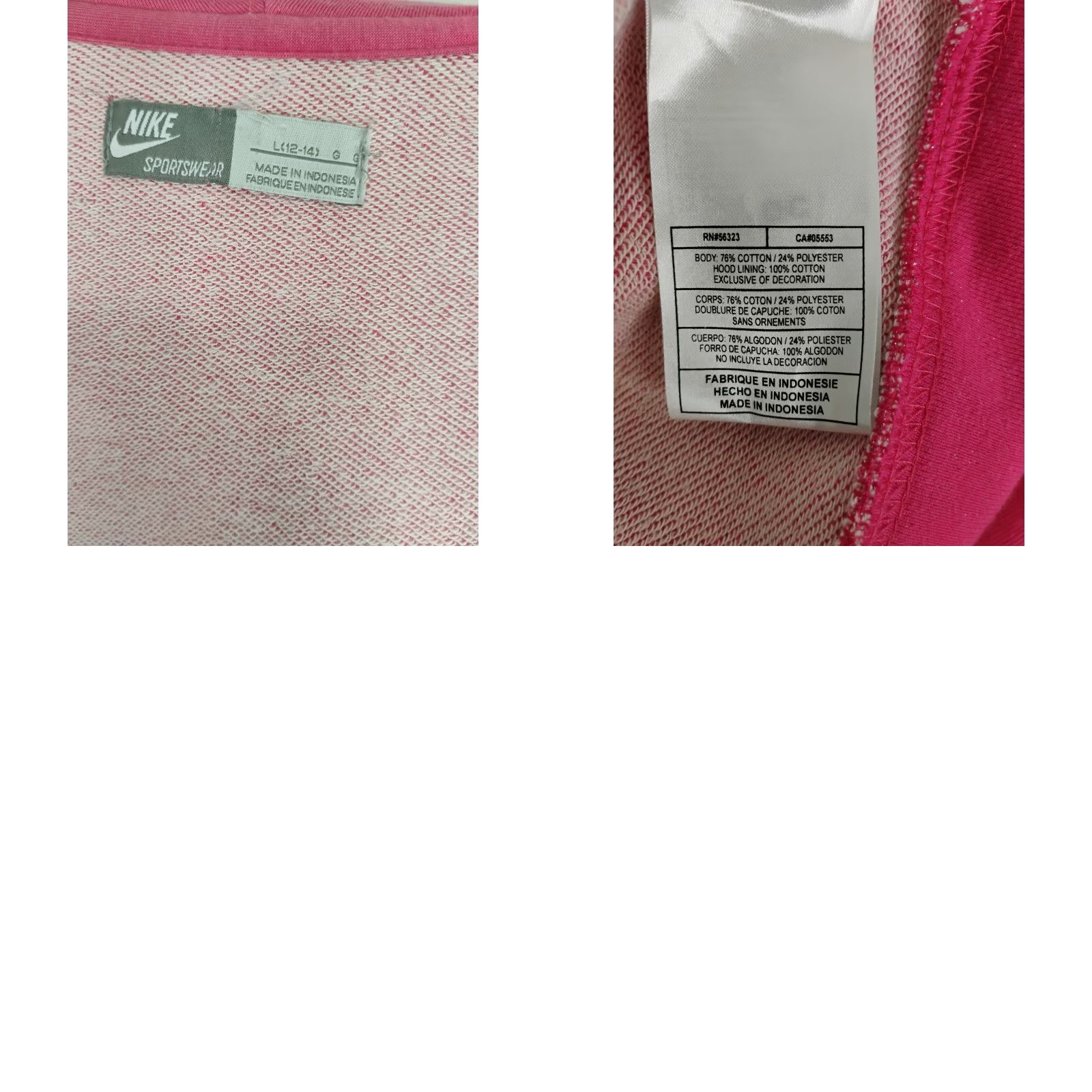 Nike VINTAGE Nike Full Zip Barbie Pink Hoodie Sweatshirt Shimmer Adult Small Teen Large 12-14 Womens Girls Ladies Size S / US 4 / IT 40 - 8 Thumbnail