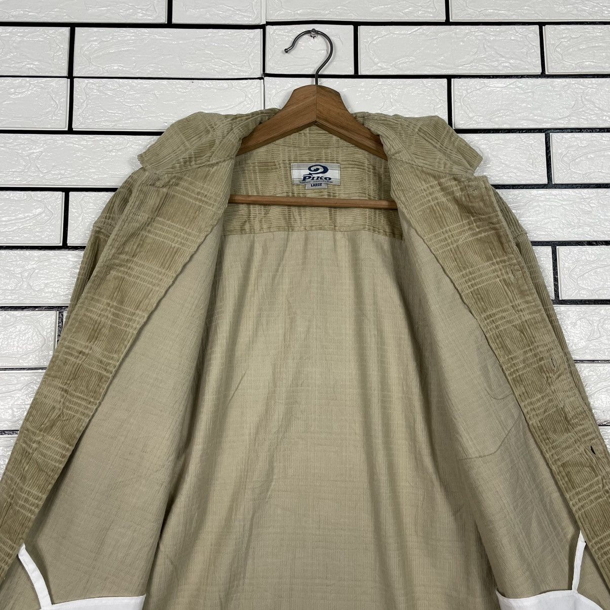 Japanese Brand Piko Hawaian Plaid Shirt Jacket Size US L / EU 52-54 / 3 - 12 Thumbnail