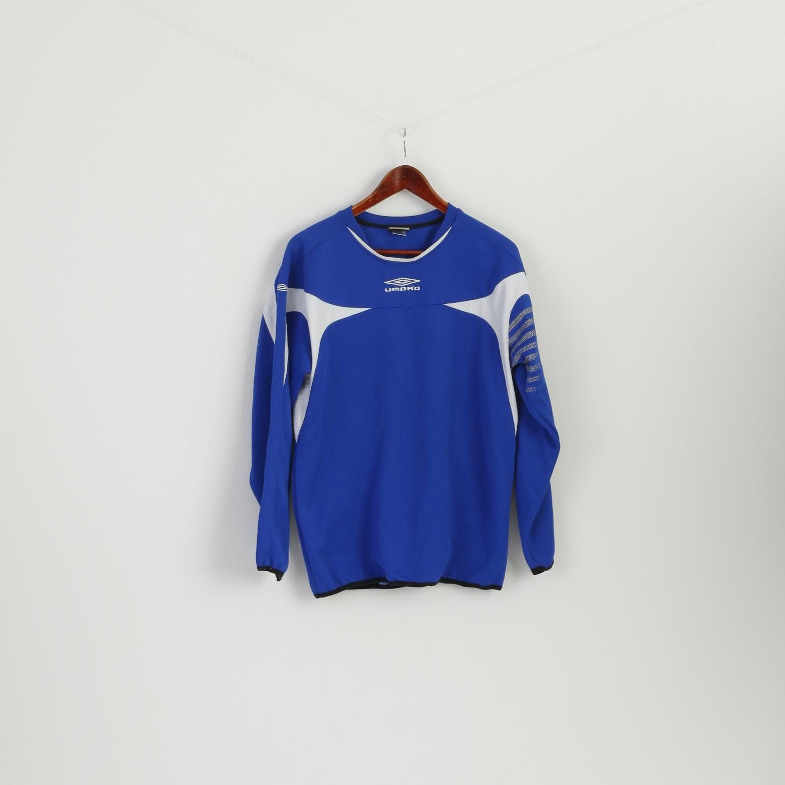 Umbro × Vintage Umbro Men M Long Sleeve Shirt Blue Vintage 0250 Size US M / EU 48-50 / 2 - 1 Thumbnail