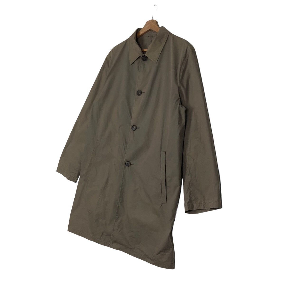 Hugo Boss 🔥Rich Brown - Fly Coats Long Jacket Hugo Boss Double Collar Size US M / EU 48-50 / 2 - 2 Thumbnail
