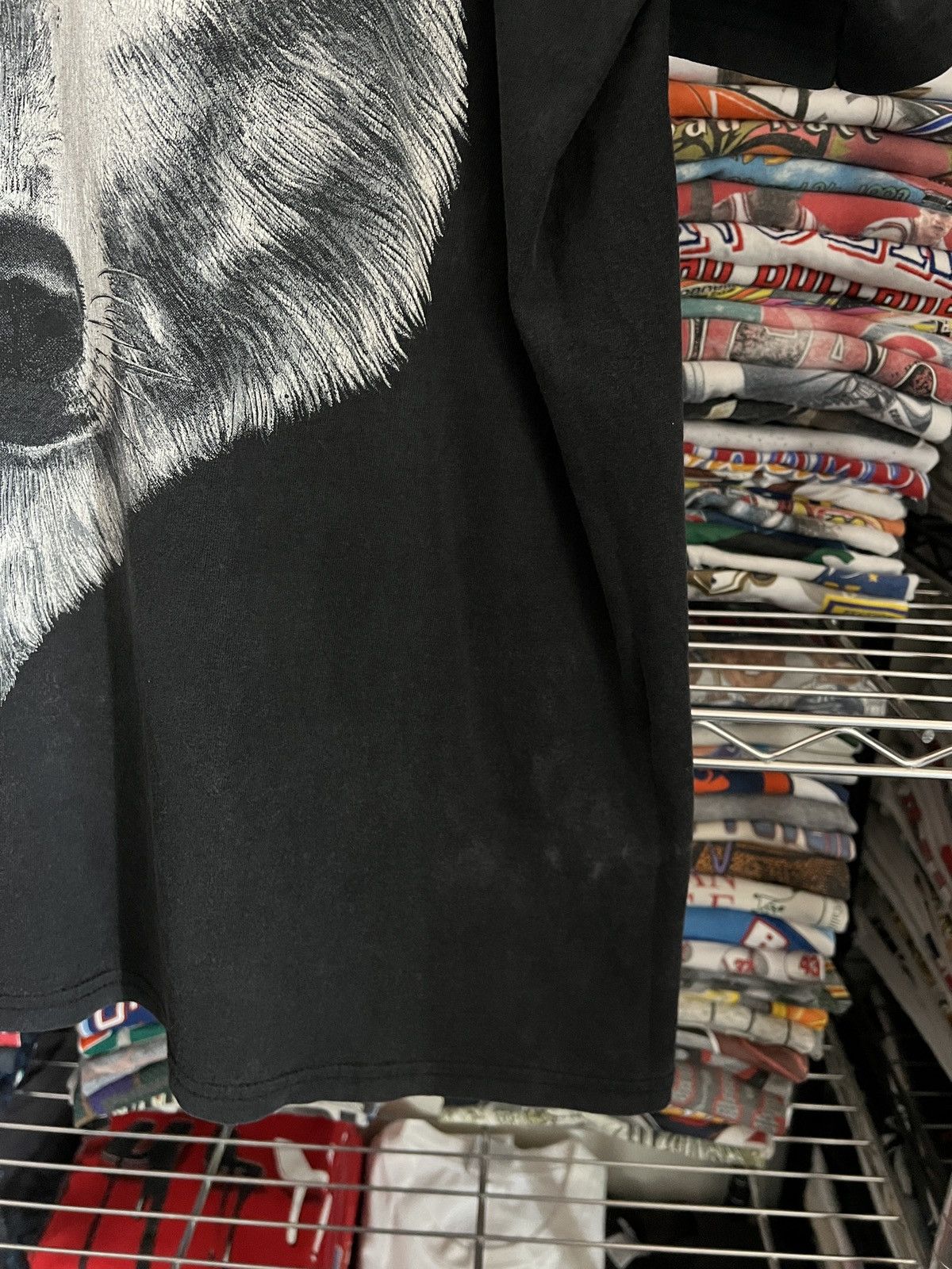 Habitat 90s Wolf Nature Jumbo Print Tee Wolves Size US XL / EU 56 / 4 - 3 Thumbnail