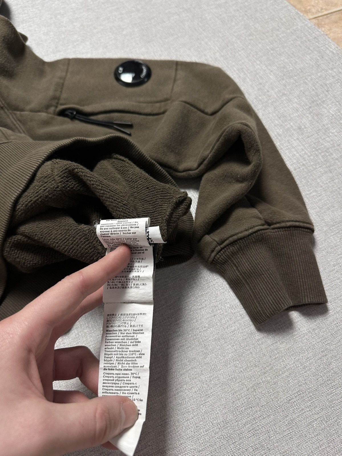 C.P. Company × Massimo Osti C.P. Company military hoodie Size US S / EU 44-46 / 1 - 9 Thumbnail