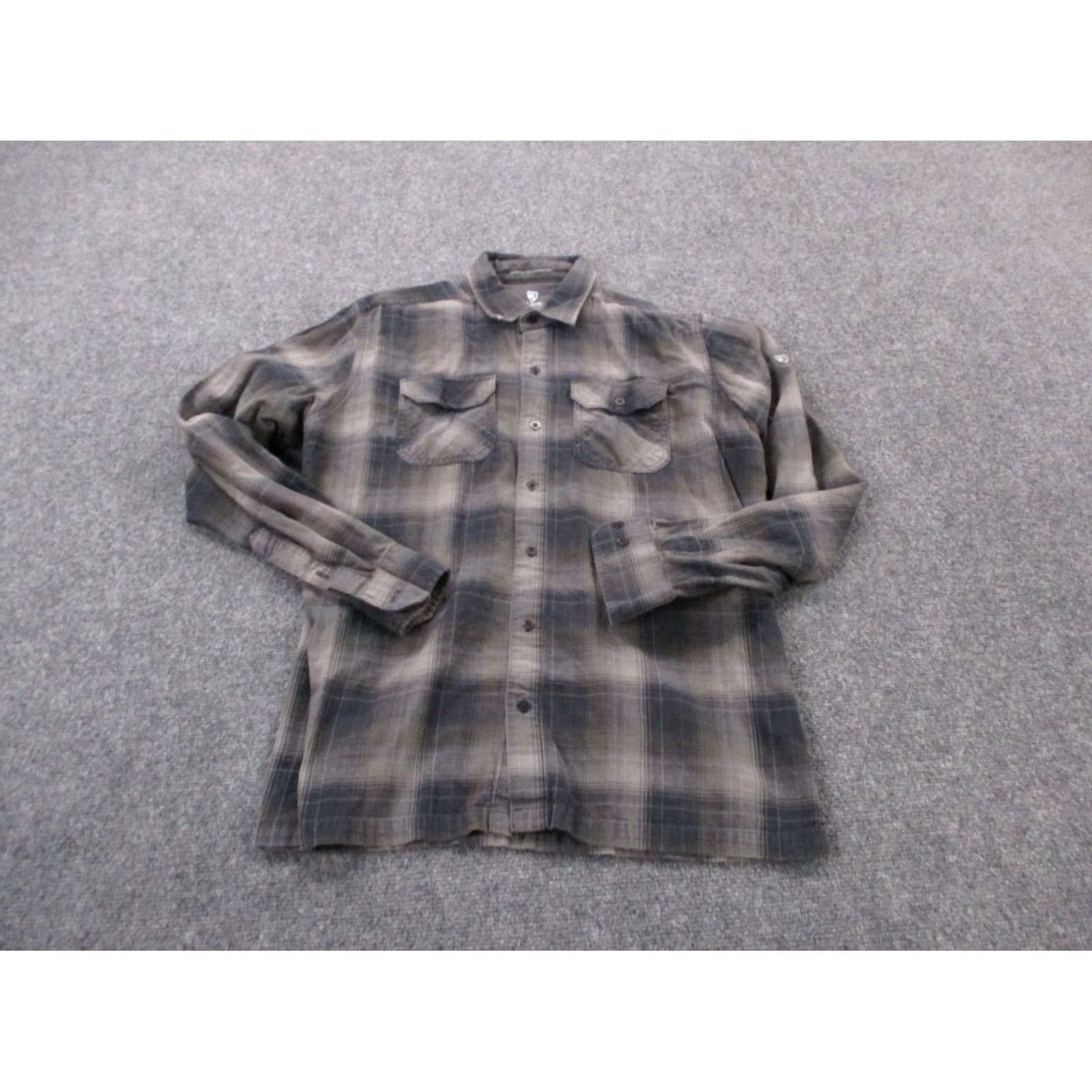 Vintage Kuhl Shirt Mens M Plaid Flannel Button-Up Casual Business Outdoor Size US M / EU 48-50 / 2 - 2 Thumbnail