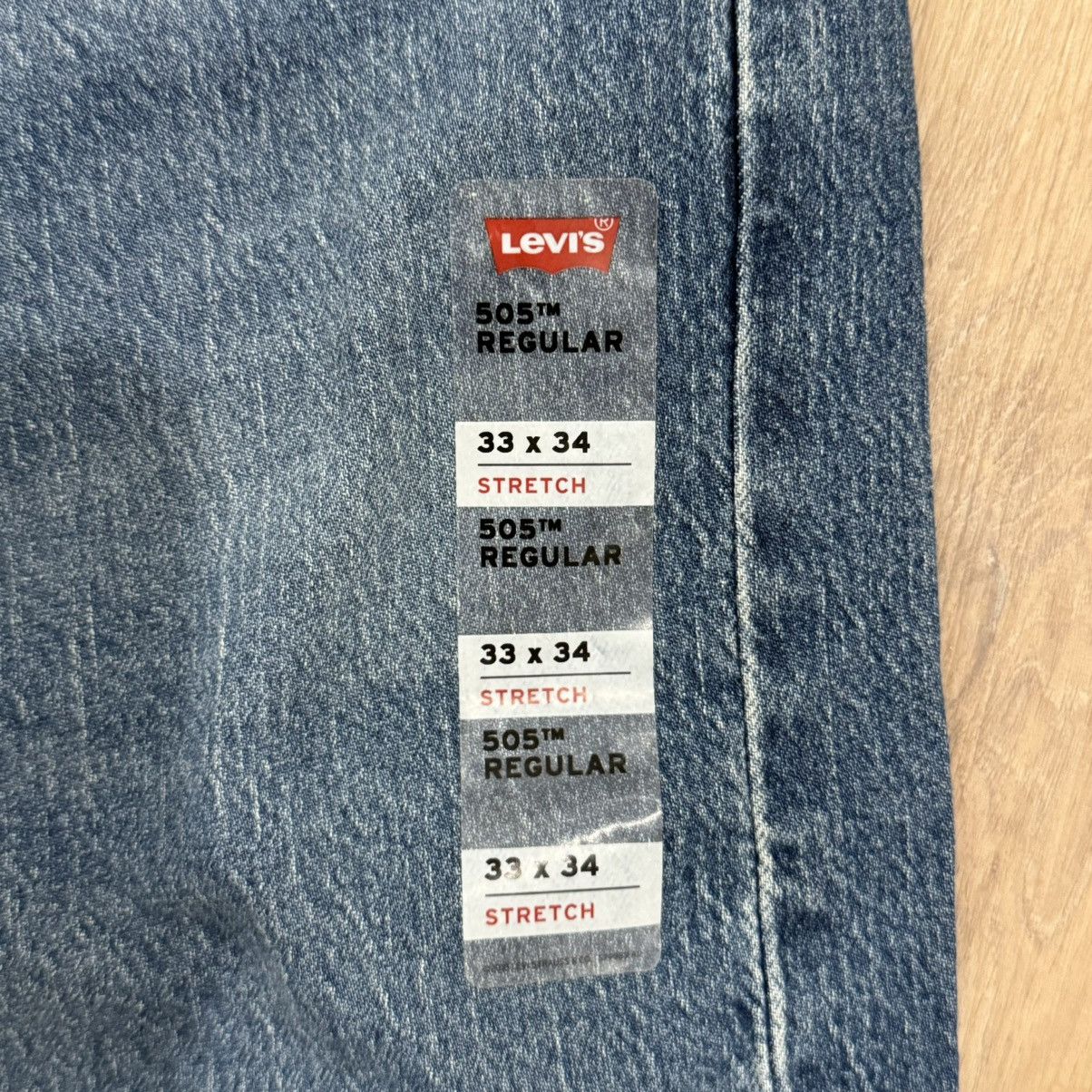 Levi's Levi 505 Regular Eco Ease Jeans Size US 33 - 4 Thumbnail