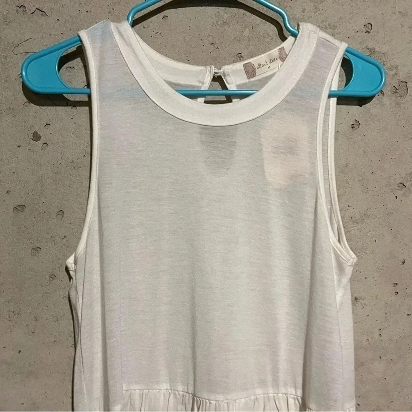 Other Altar'd State NWT White Blue Stormy Weather Tank Top Sz M Size M / US 6-8 / IT 42-44 - 2 Thumbnail