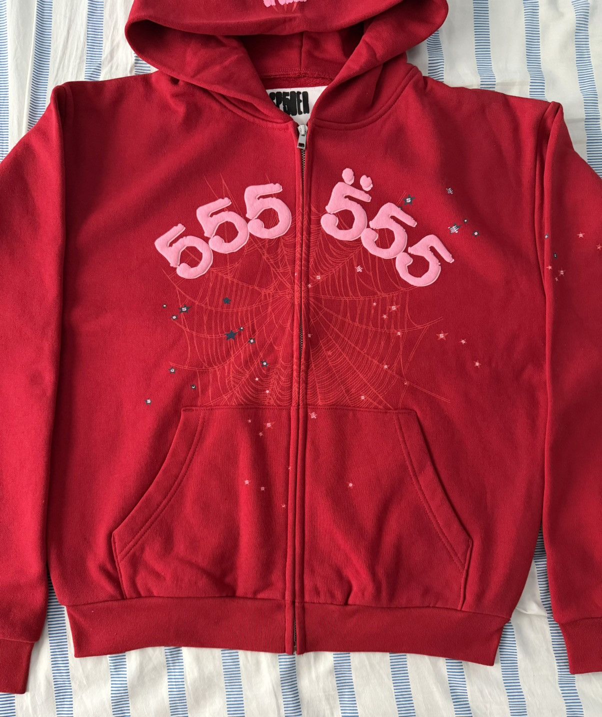 Sp5der Sp5der ANGEL NUMBER ZIP HOODIE Size US M / EU 48-50 / 2 - 2 Thumbnail