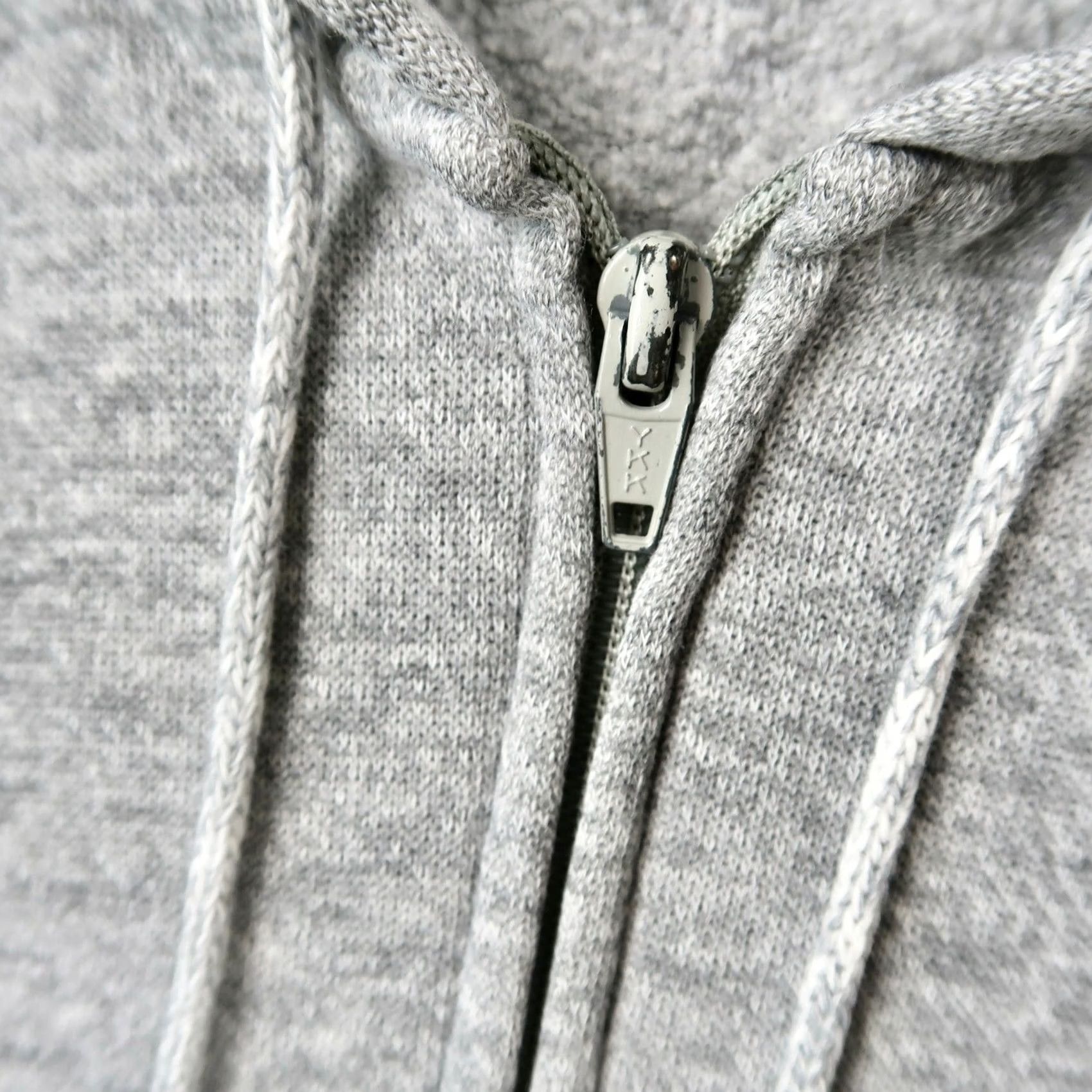Nike VINTAGE Nike Hoodie Adult S Small Gray Full Zip Embroidered Logo Made in USA 80s Mens Size US S / EU 44-46 / 1 - 5 Thumbnail