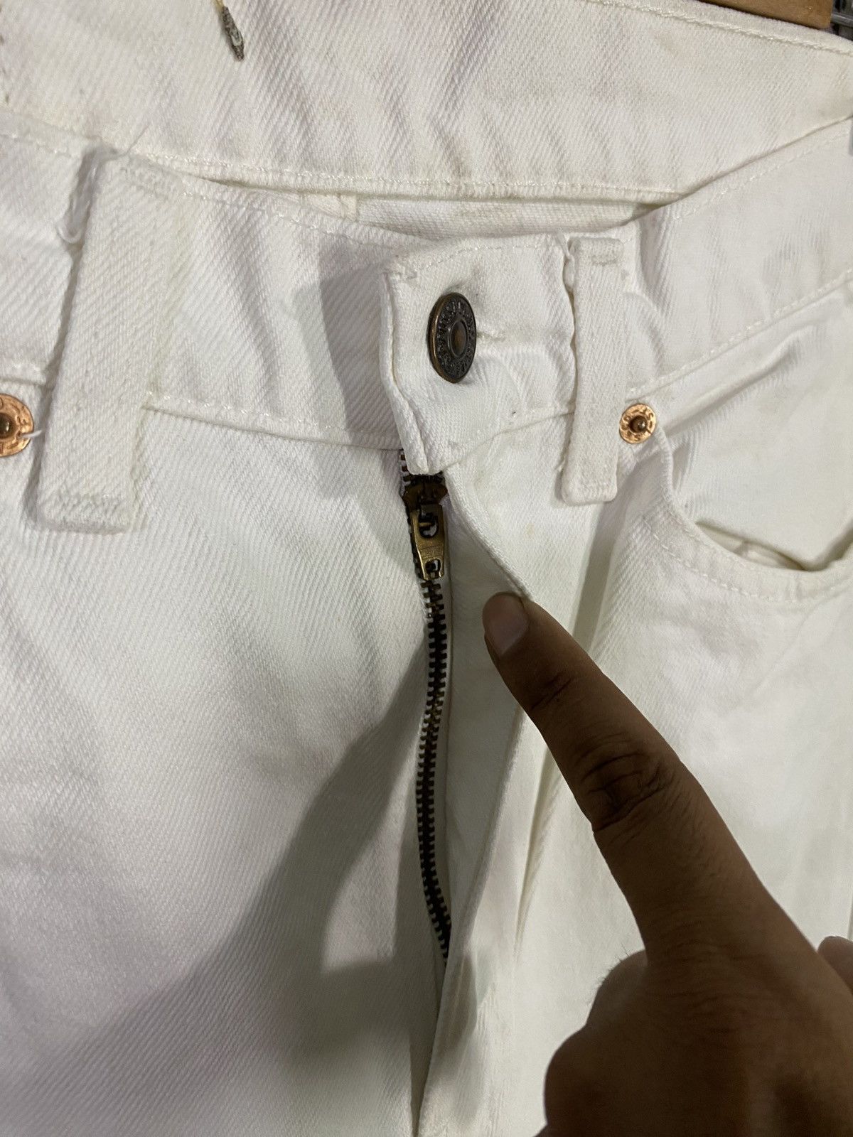 Levi's Vintage 90s levis orange tab regular fit white denim pant Size US 30 / EU 46 - 6 Thumbnail