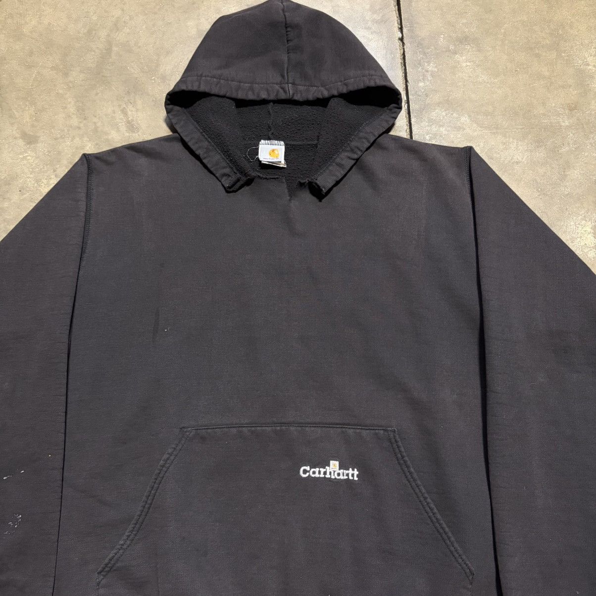 Carhartt Vintage Carhartt Hoodie Sweatshirt Faded Distressed 90s USA Size US L / EU 52-54 / 3 - 4 Thumbnail