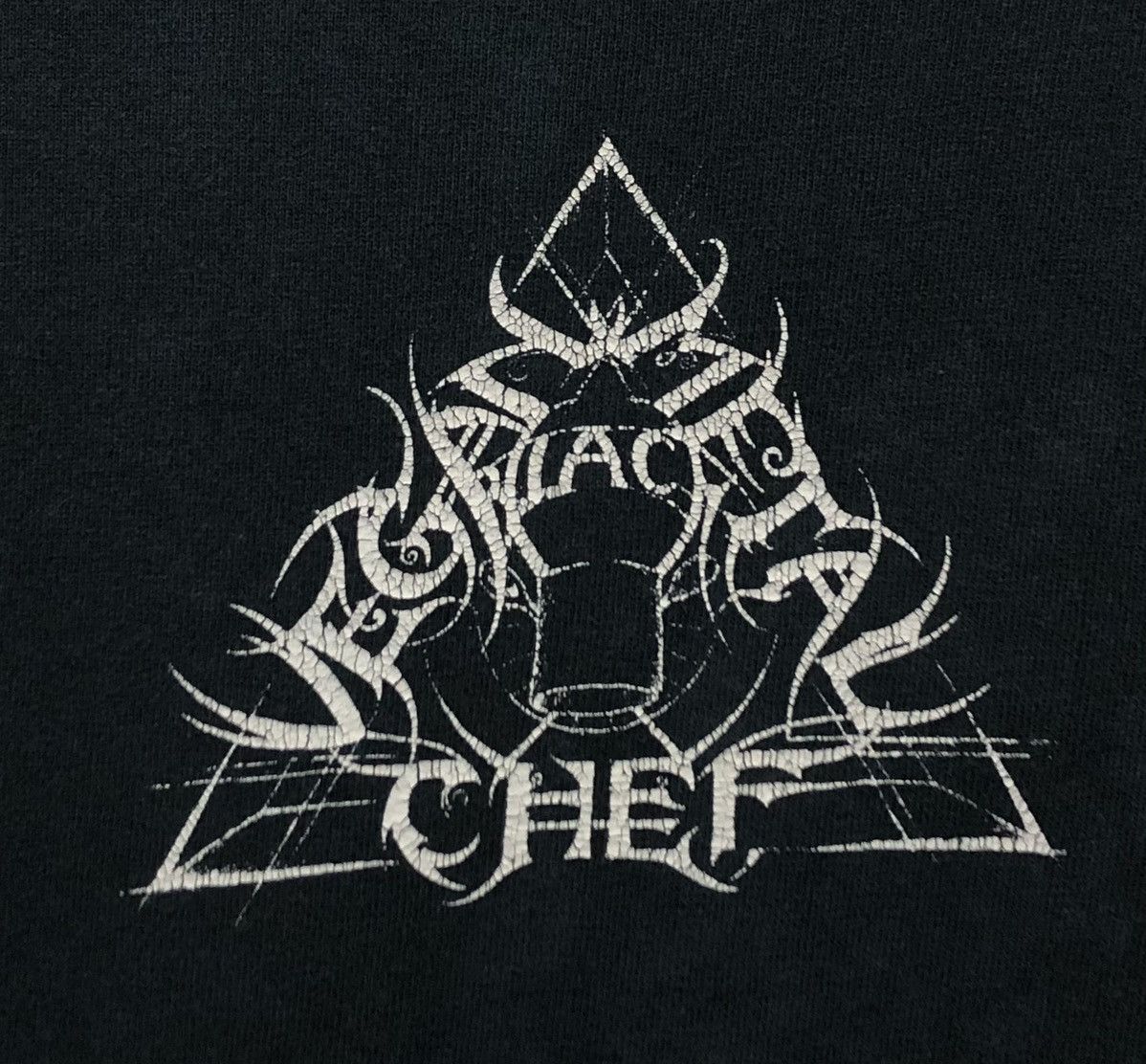 Vintage Vintage Vegan Black Metal Chef Merchandise tee y2k Size US L / EU 52-54 / 3 - 4 Thumbnail