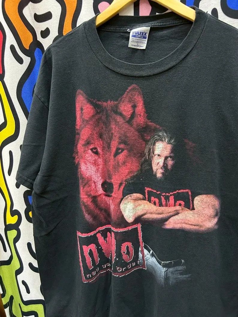 Vintage Vintage 1997 Kevin Nash NWO tshirt size XL Size US XL / EU 56 / 4 - 1 Thumbnail