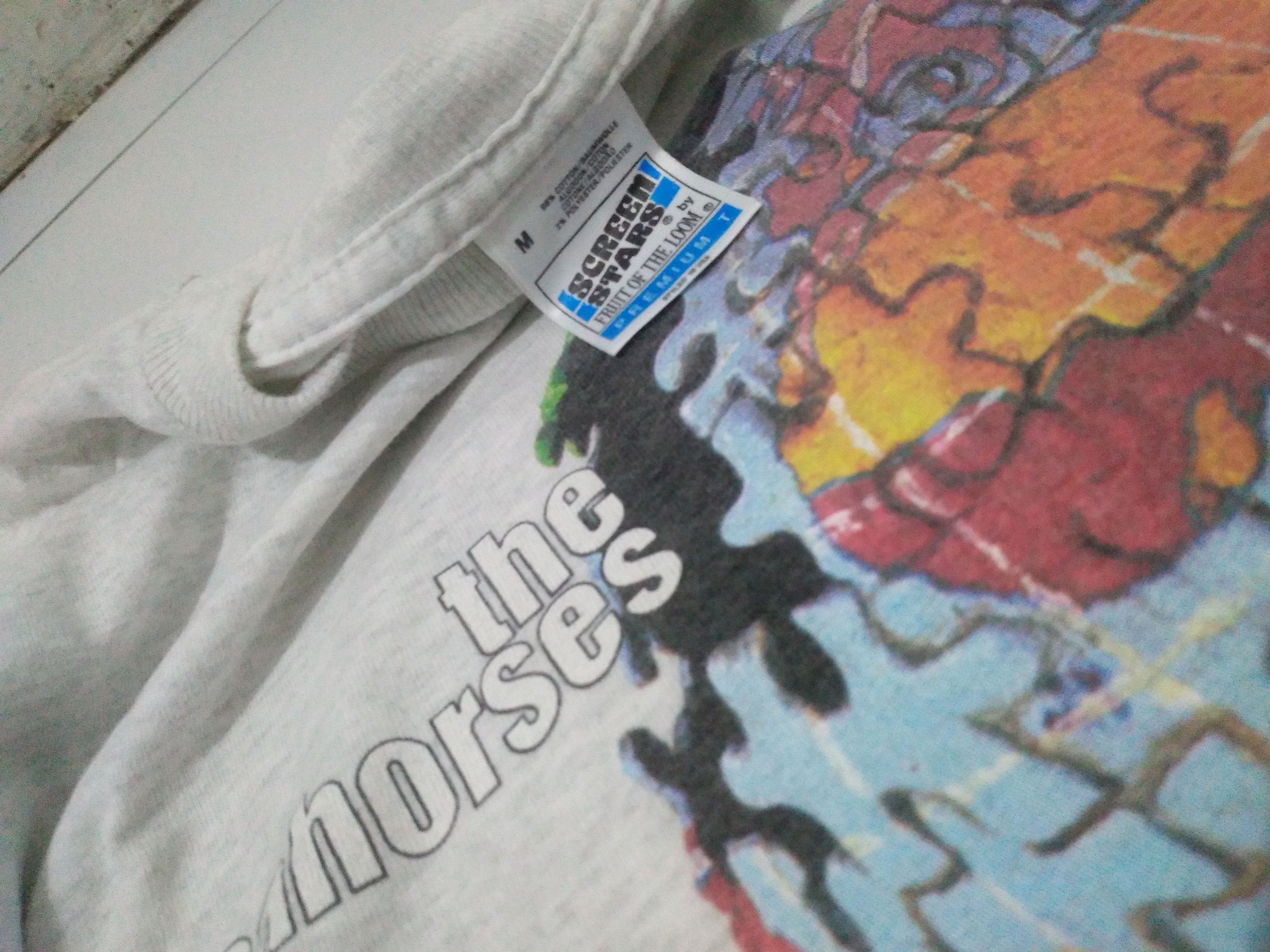 Band Tees × The Smiths × Vintage Vintage 90s The SEAHORSES Band Tee Shirt Size US M / EU 48-50 / 2 - 3 Thumbnail