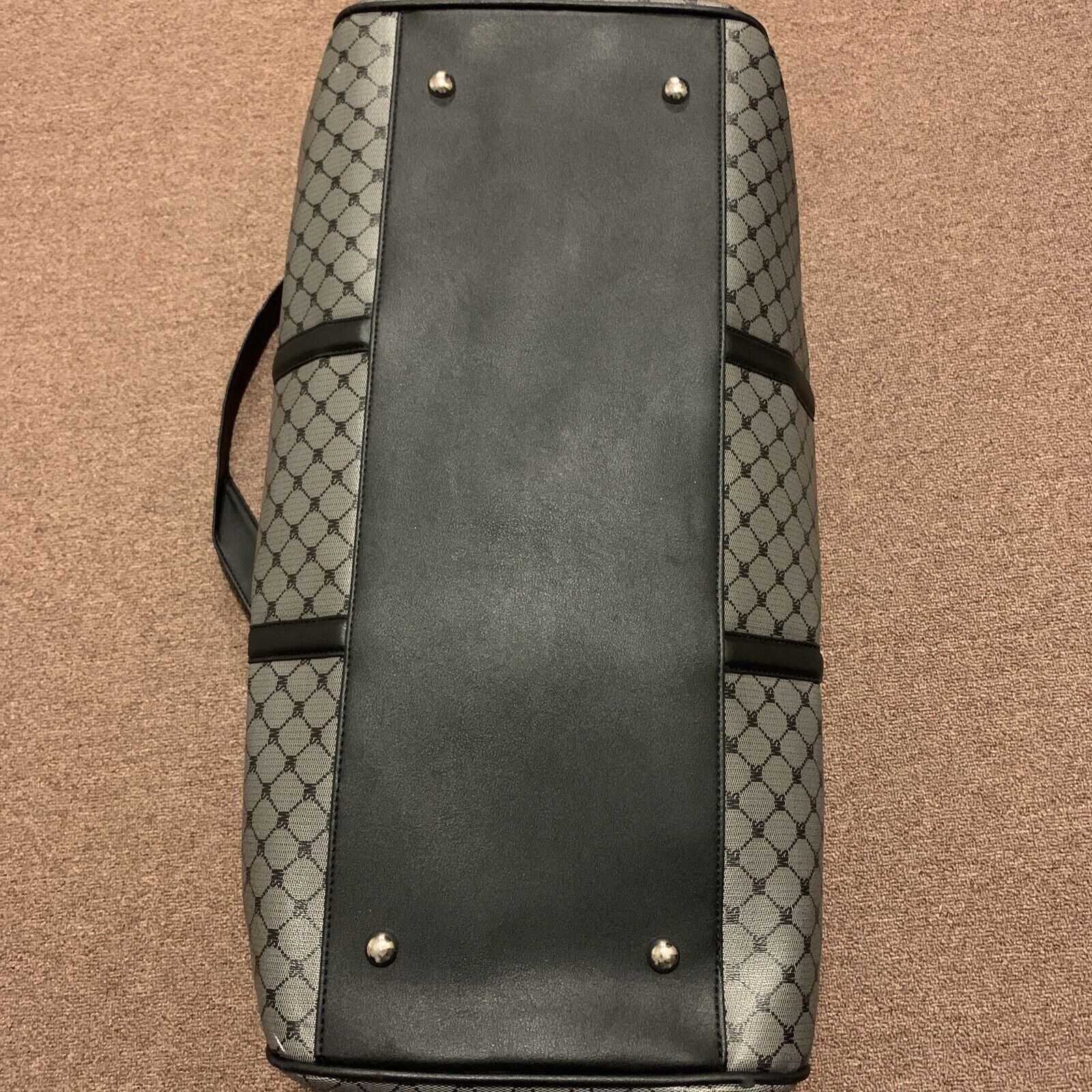 Steve Madden STEVE MADDEN CARRY DUFFLE BAG BLACK DESIGNER LOGO GYM TOTE Size ONE SIZE - 5 Thumbnail