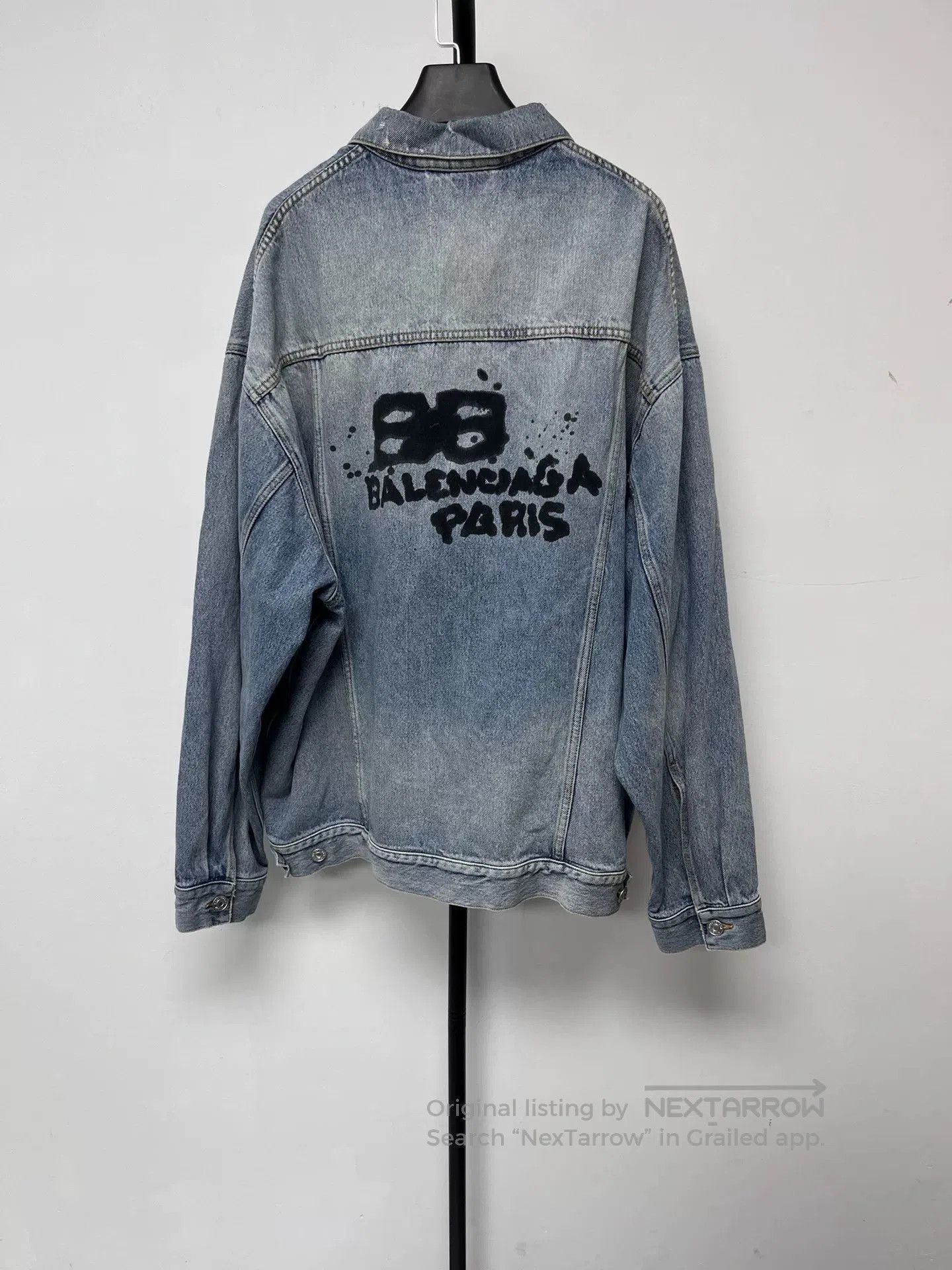Balenciaga Balenciaga Logo Single-Breasted Jacket Men's Black. Size US S / EU 44-46 / 1 - 1 Thumbnail