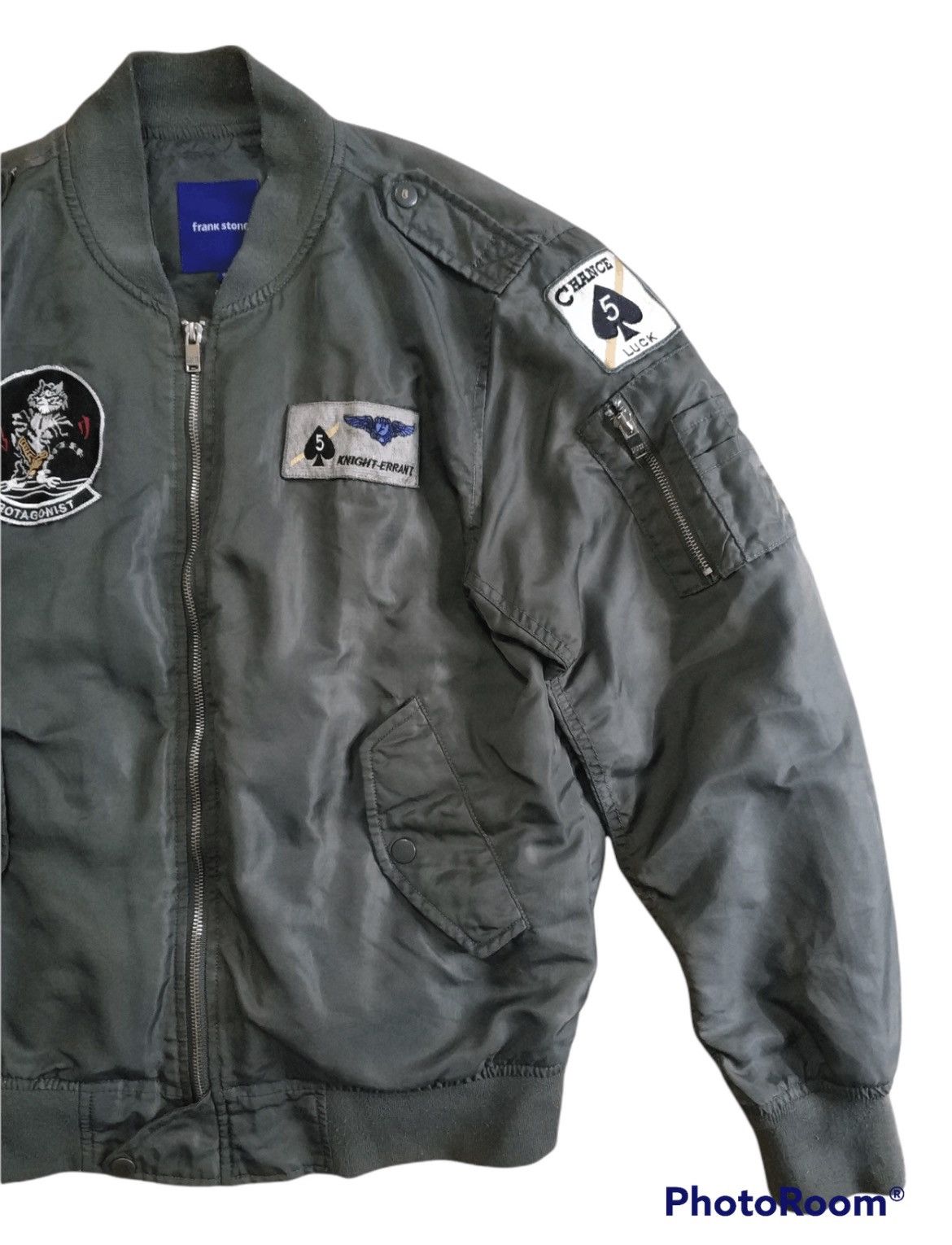 Japanese Brand 🔥Frank Stone Protagonist Patches Flight Jacket Size US M / EU 48-50 / 2 - 4 Thumbnail
