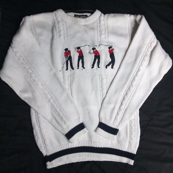 Golden Bear Vintage Golden Bear Jack Nicklaus Golf Crewneck Sweater Size US L / EU 52-54 / 3 - 2 Thumbnail
