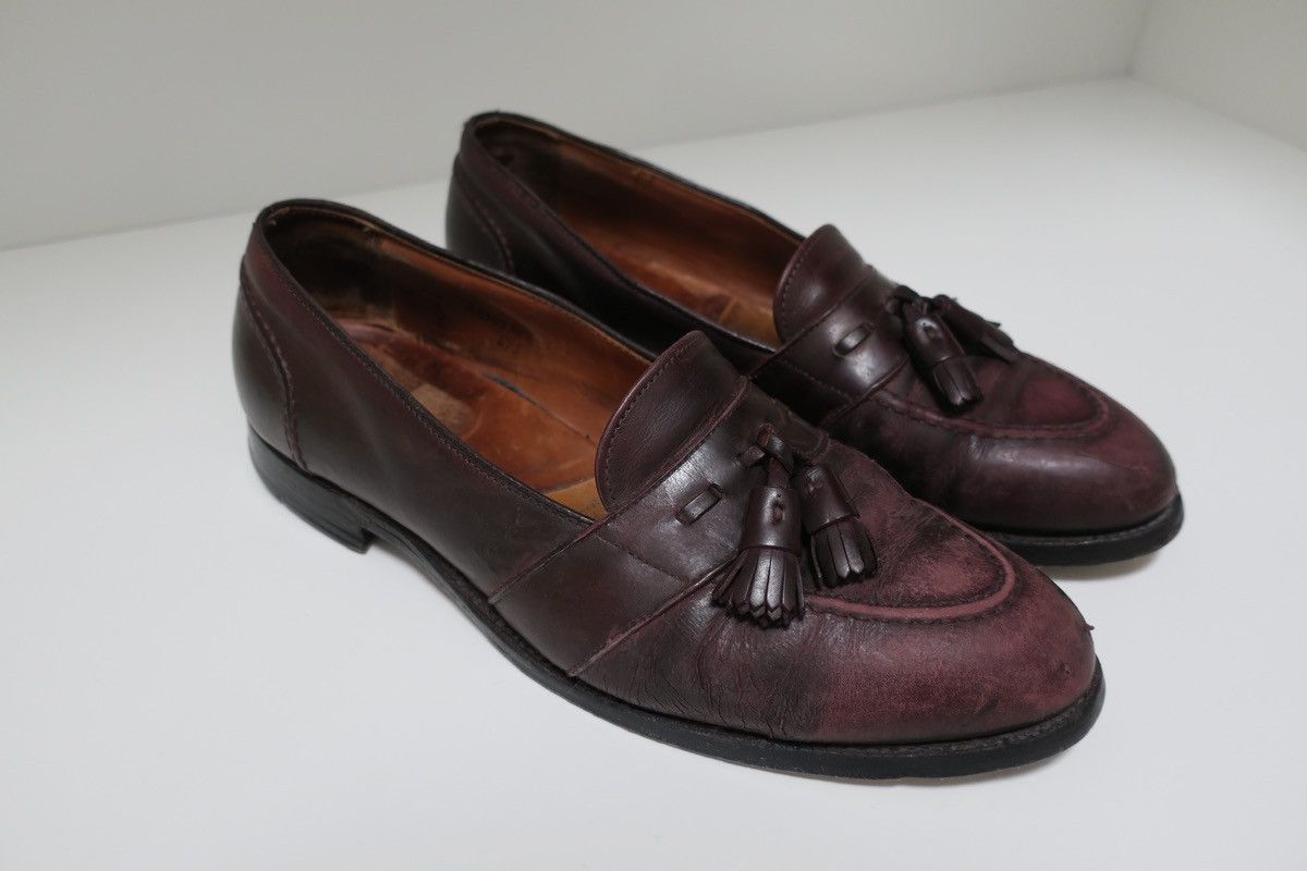 image of Alden Tassel Loafers in Burgundy, Men's (Size 11.5)