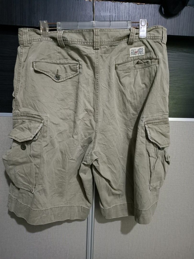 Polo Ralph Lauren Polo Ralph Lauren Cargo Shorts Khaki Size US 37 - 2 Thumbnail