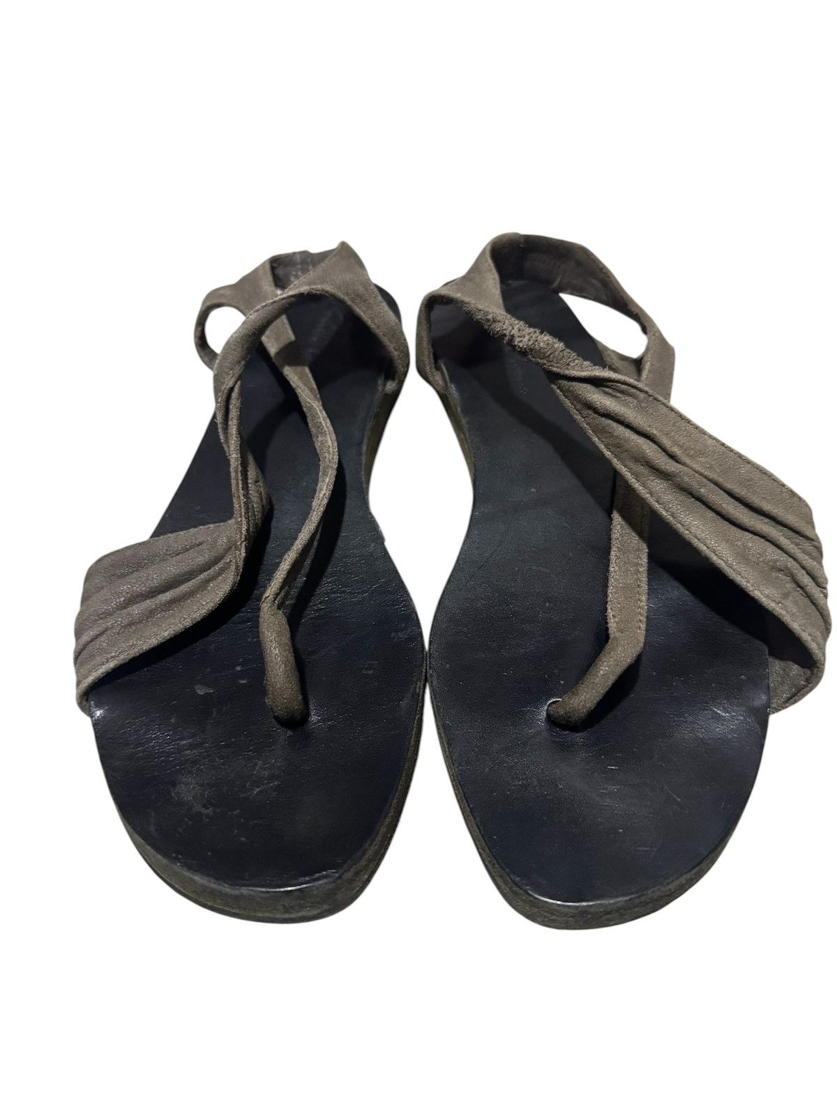 Rick Owens Vtg Rick Owens Suede Cross Tie Sandal Size US 9.5 / EU 42-43 - 3 Thumbnail