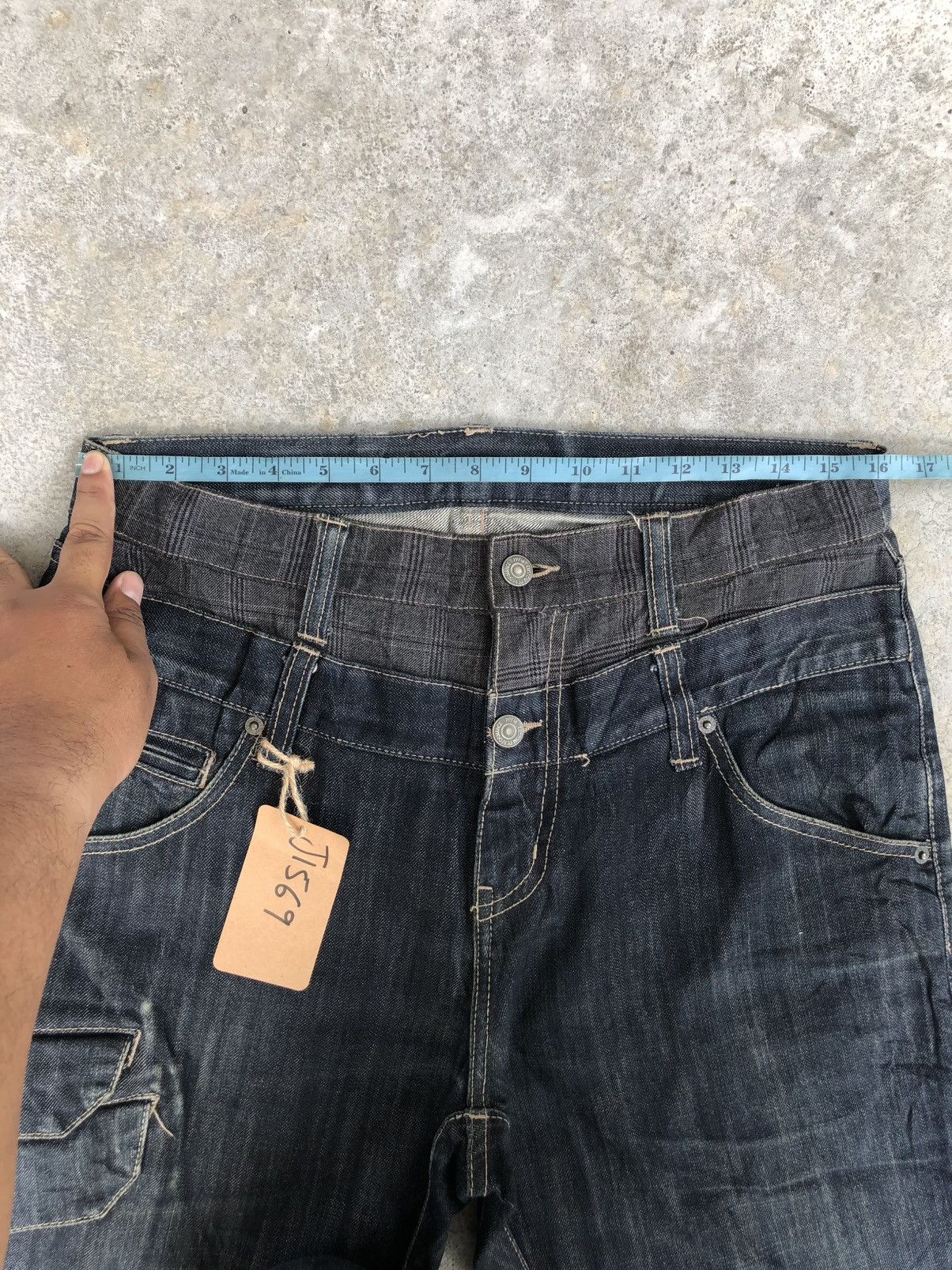 PPFM Japanese PPFM Double Knee Biker Distressed Denim Size US 32 / EU 48 - 22 Thumbnail