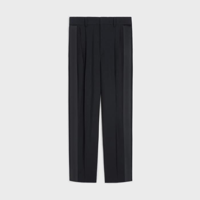 Celine o1w1db10125 2P792512R Jude Tux Pant in Black Size 25" / US 0 / IT 36 - 1 Thumbnail