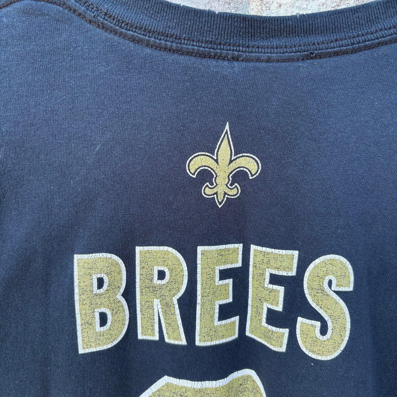 Hanes Vintage saints Drew brees T-shirt Size US XL / EU 56 / 4 - 4 Thumbnail