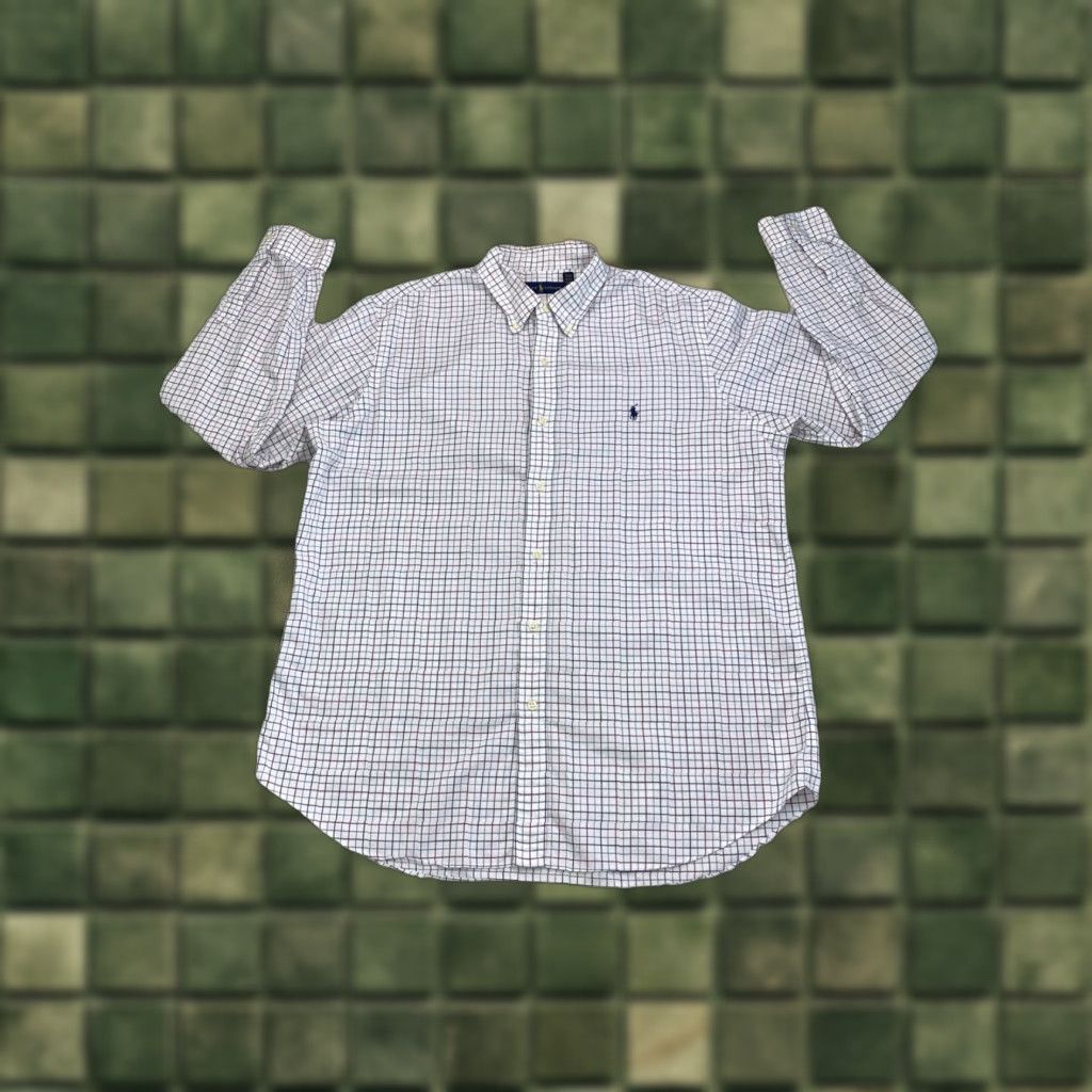 Polo Ralph Lauren Polo Ralph Lauren Multi Color Plaid Check Button Down Oxford Mens XL Shirt Size US XL / EU 56 / 4 - 1 Thumbnail