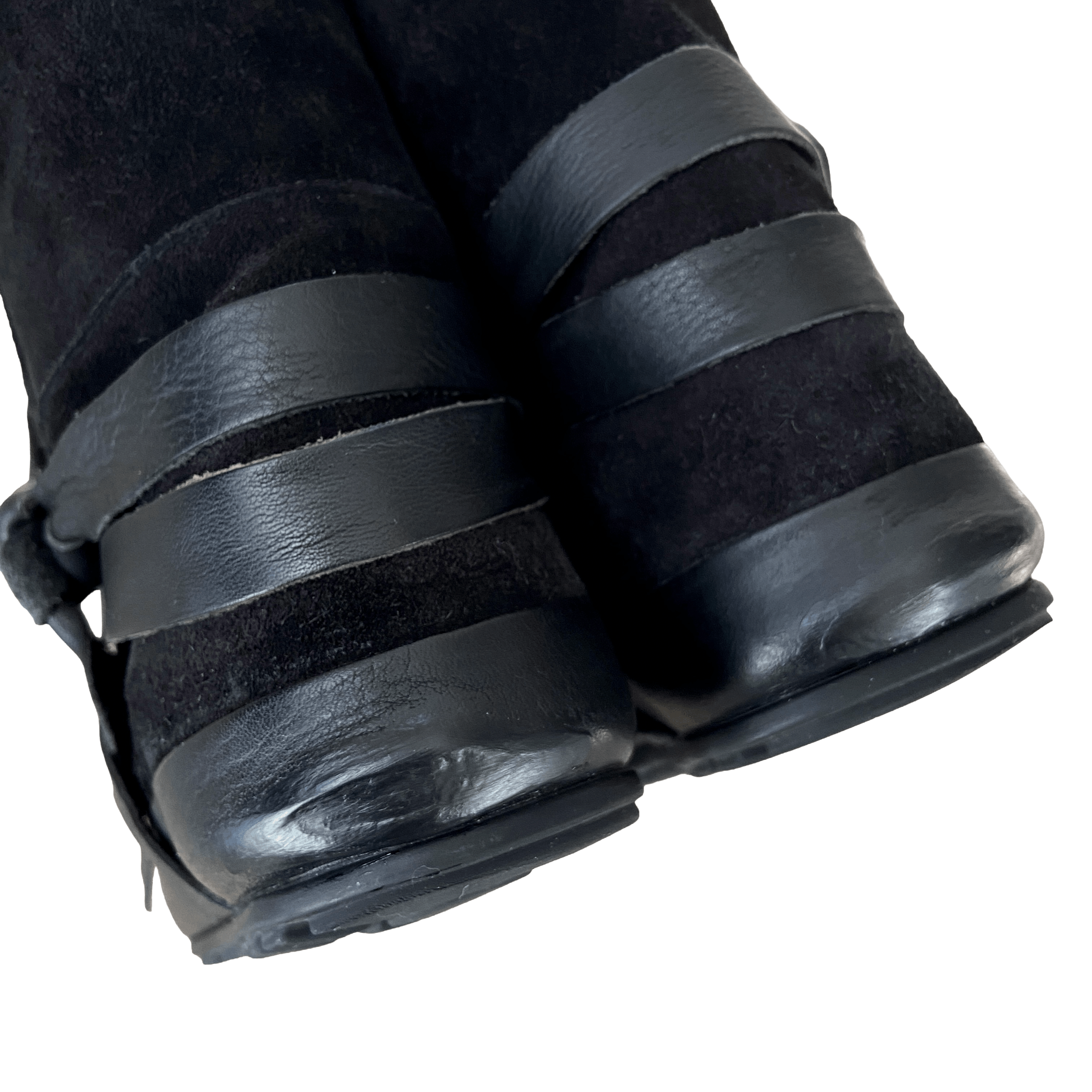 Isabel Marant Etoile ISABEL MARANT ÉTOILE BLACK SUEDE SHEARLING WINTER BOOTS Size US 7 / IT 37 - 7 Thumbnail