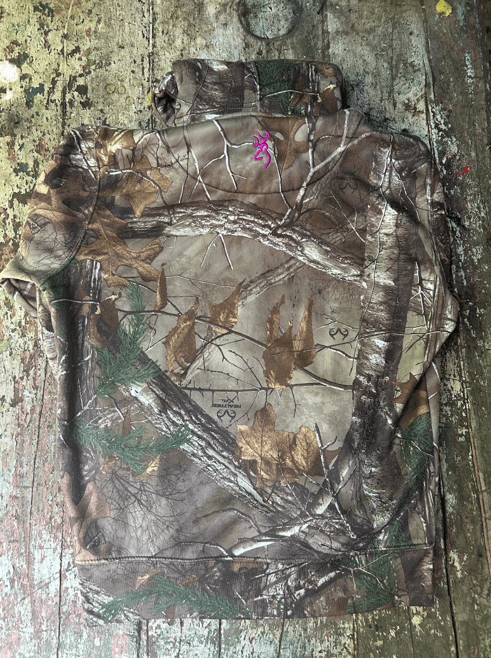 Other Real Tree Camo Browning Hoodie Pink Accents Size US M / EU 48-50 / 2 - 2 Thumbnail