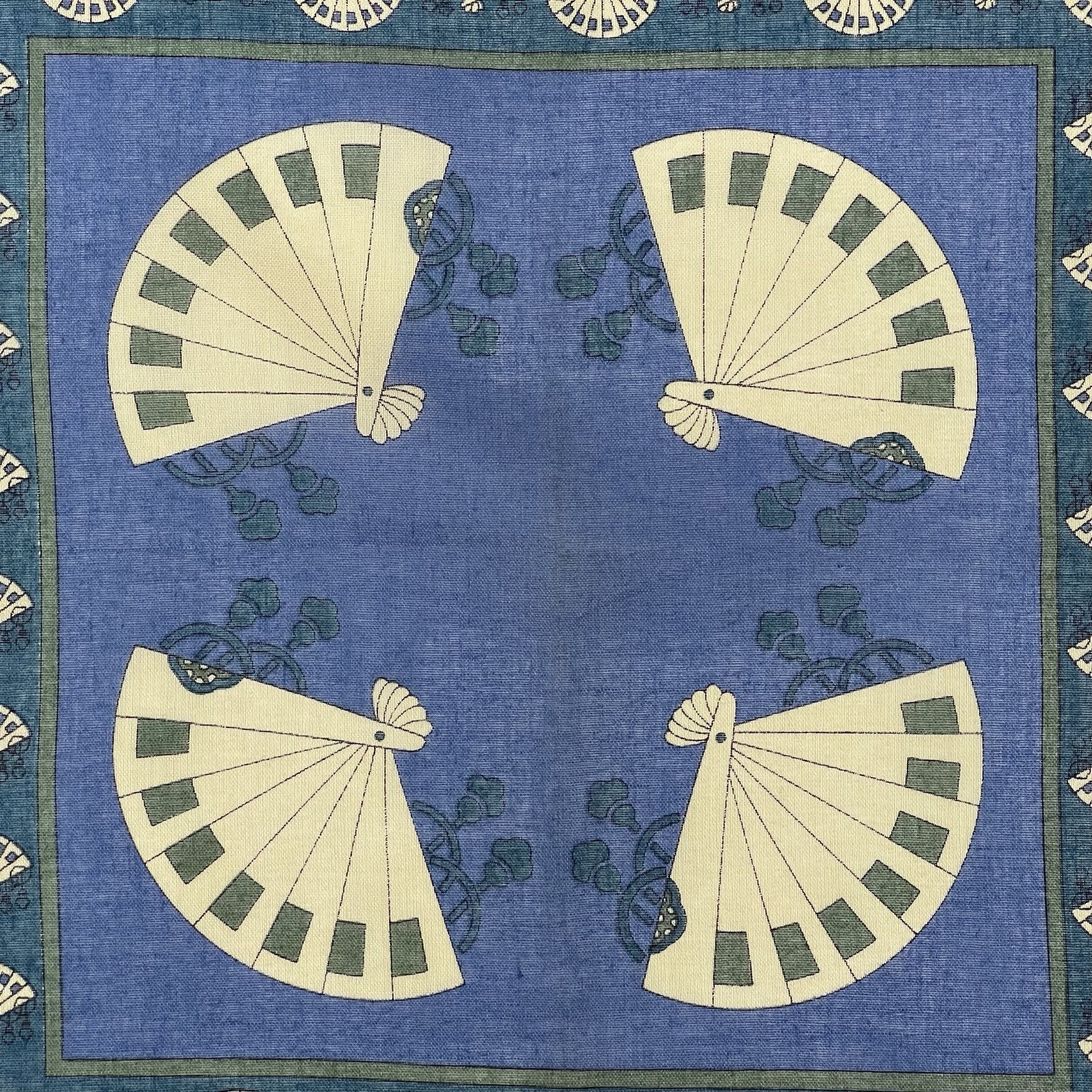 Japanese Brand × Vintage Vintage Japanese Umbrella Monogram Handkerchief - 5027 Size ONE SIZE - 8 Thumbnail