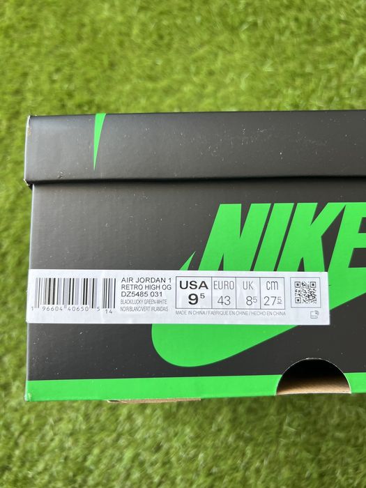 jordan 1 lucky green artwalk