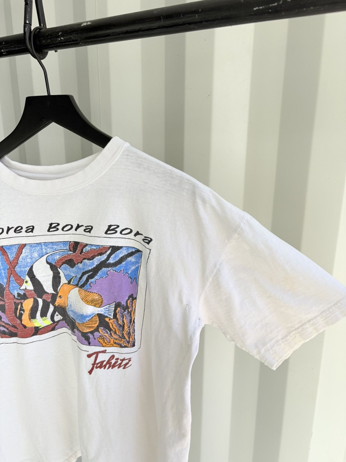 Vintage Thrashed Bora Bora Faded Distressed Shirt ERD GRUNGE WCC Size US M / EU 48-50 / 2 - 3 Thumbnail