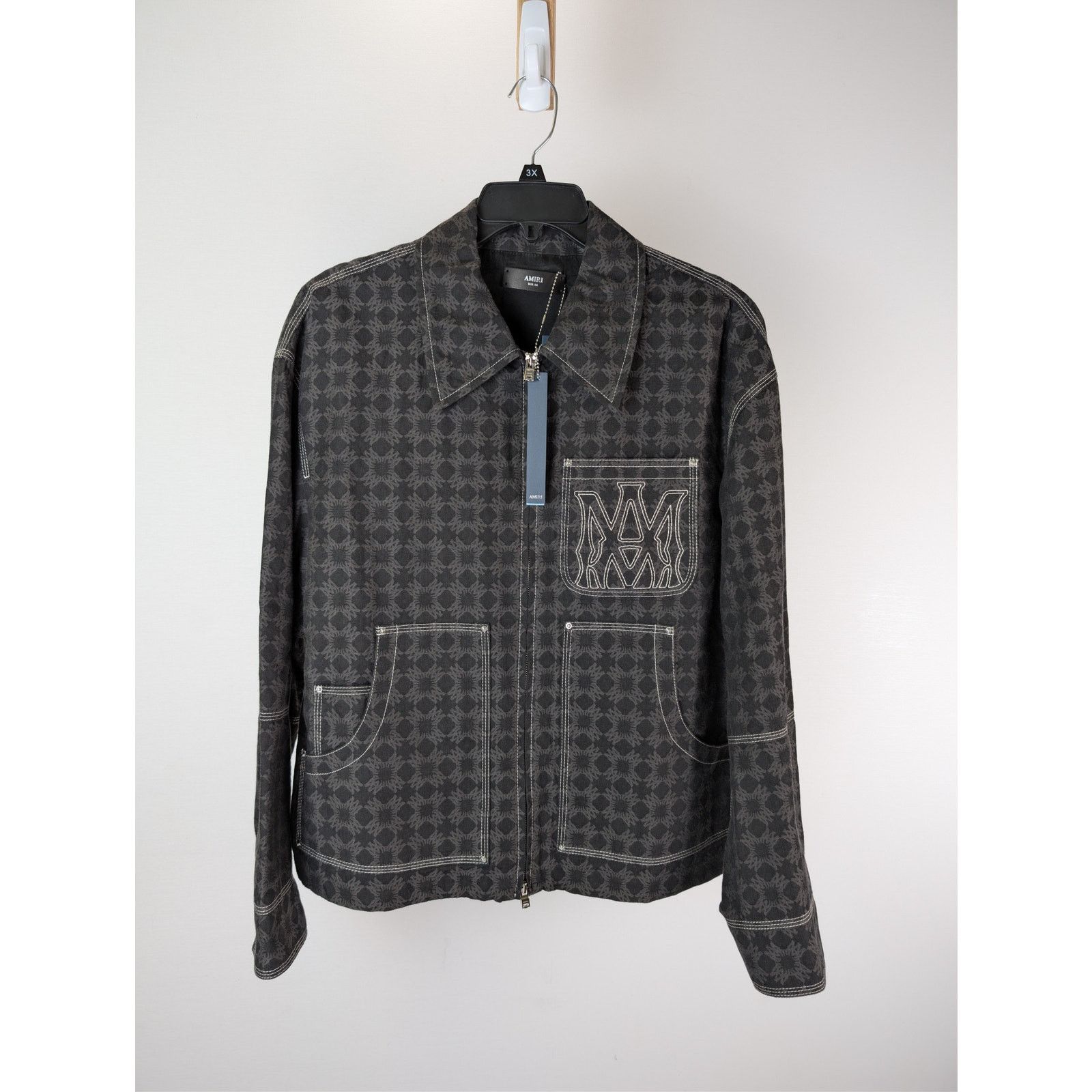 Amiri o1rshd1 MA Quad Work Jacket in Black Size US M / EU 48-50 / 2 - 1 Thumbnail