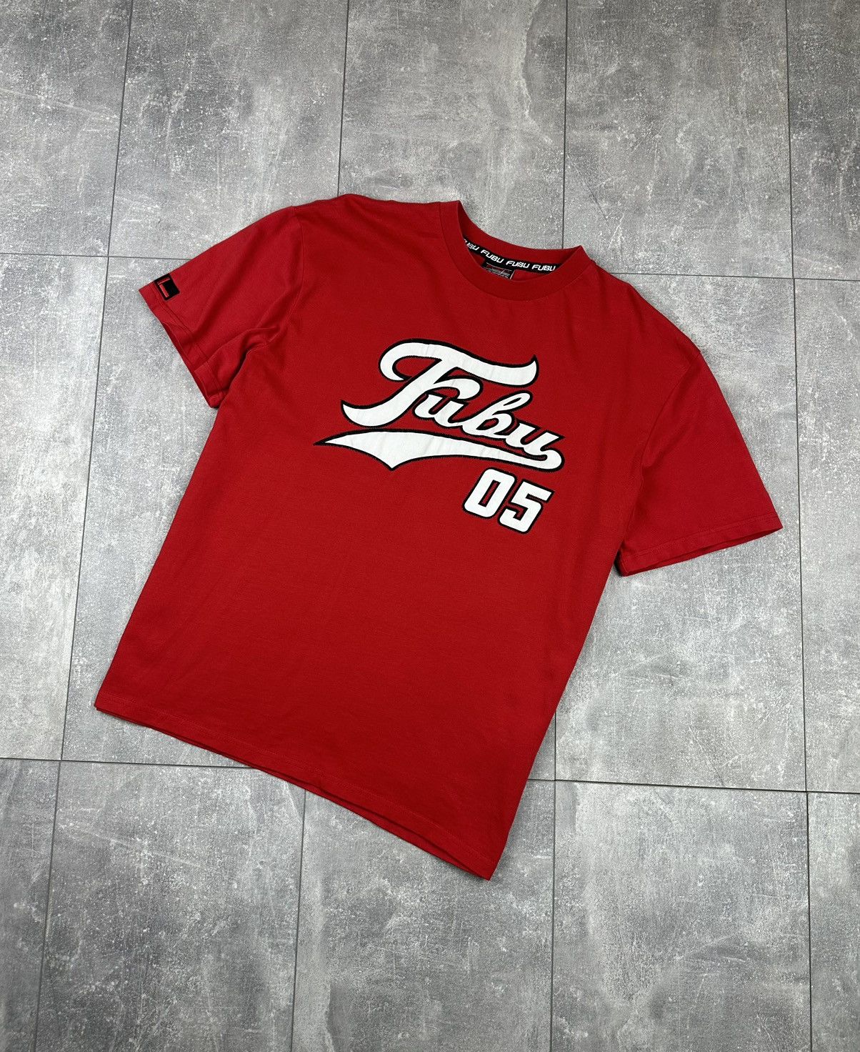 Fubu Fubu Cotton Hip Hop Vintage Red T-Shit Size US M / EU 48-50 / 2 - 1 Thumbnail