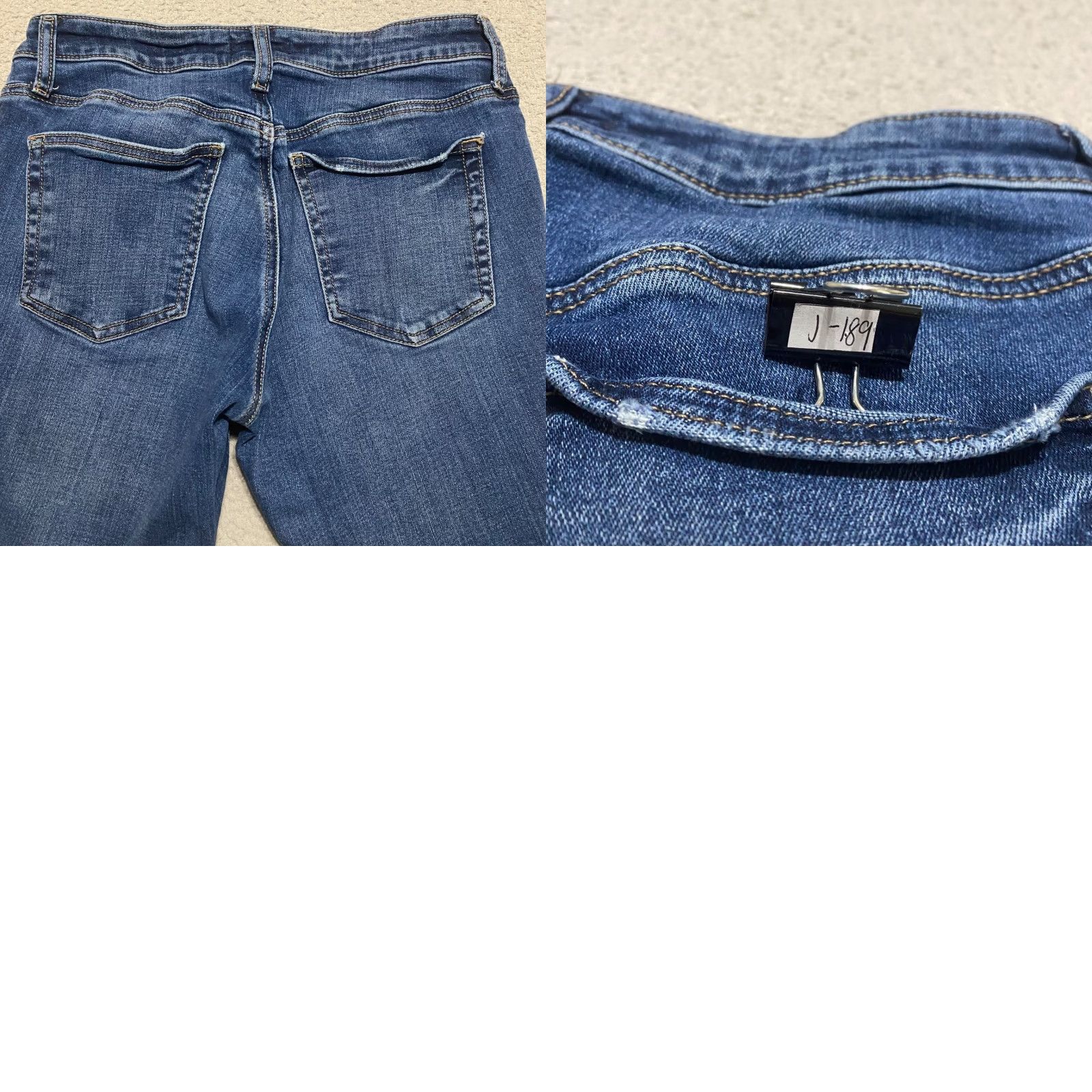 Silver Jeans Co. Silver Jeans Womens sz 30 Blue Denim Medium Wash Boyfriend Mid Rise Distressed Size 30" / US 8 / IT 44 - 9 Thumbnail