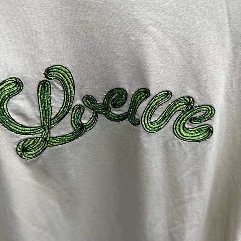 Loewe LOEWE Cactus logo short sleeve Size L / US 10 / IT 46 - 3 Thumbnail