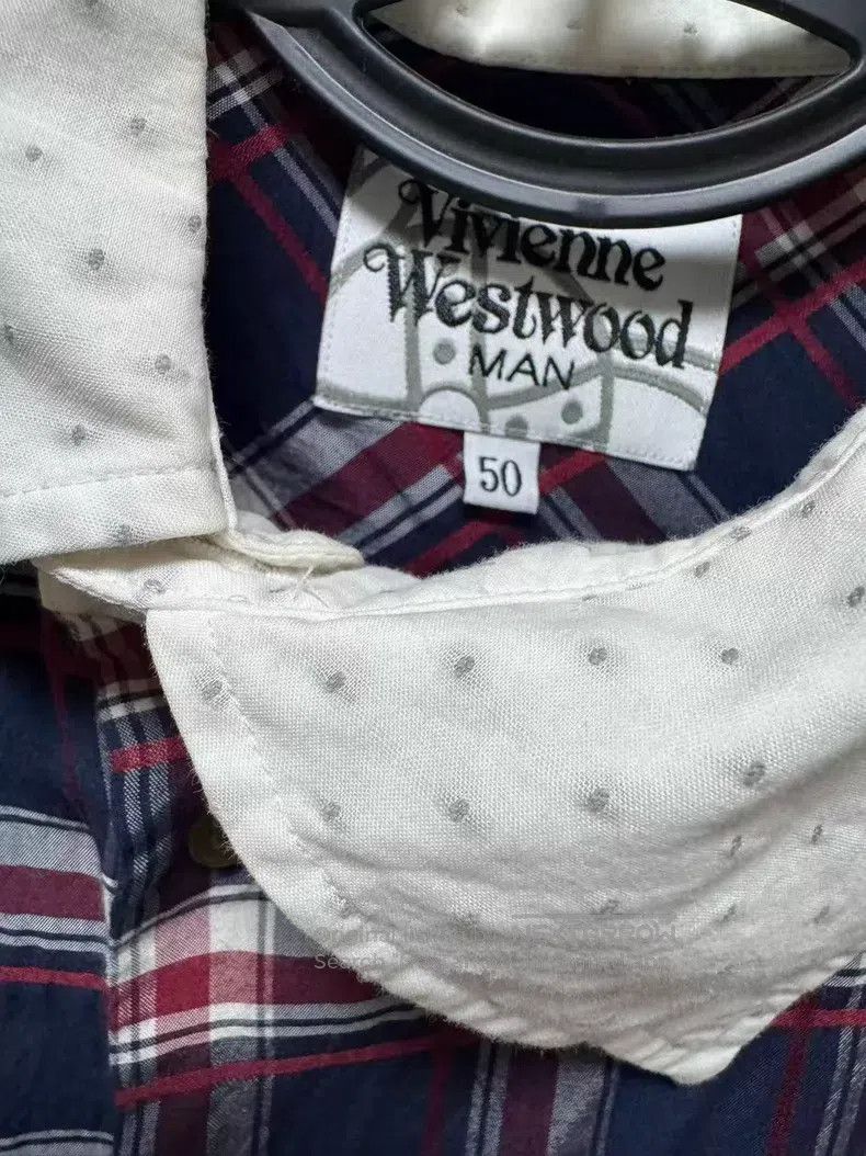 Vivienne Westwood Vivienne Westwood Contrast Collar Plaid Shirt Size XL / US 12-14 / IT 48-50 - 5 Thumbnail