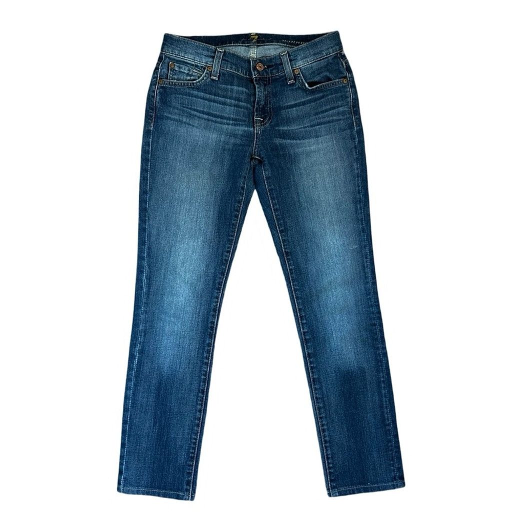 7 For All Mankind NWOT 7 For All Mankind ROXANNE Jeans BLUE Women’s Size 25. Size 25" / US 0 / IT 36 - 1 Thumbnail